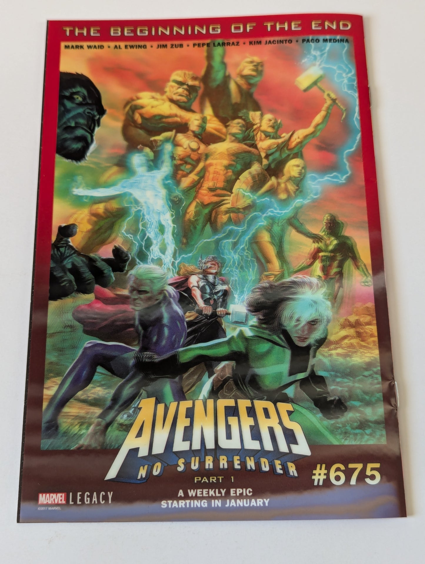 Marvel Super Heroes Secret Wars #12 Lenticular Cover (2008)