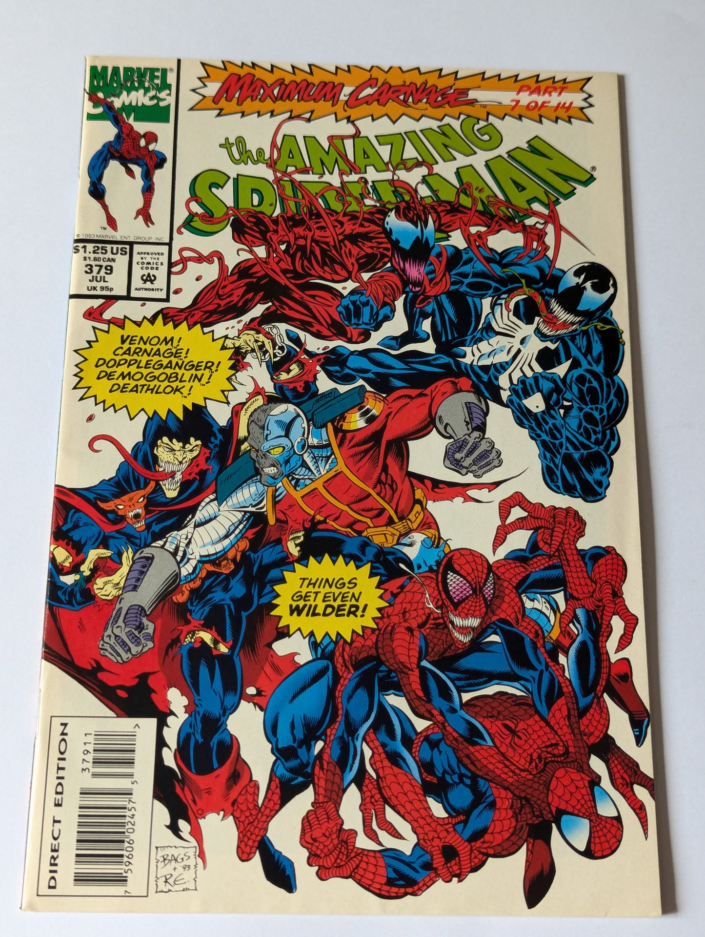 Amazing Spider-Man #379 Marvel Comic Book