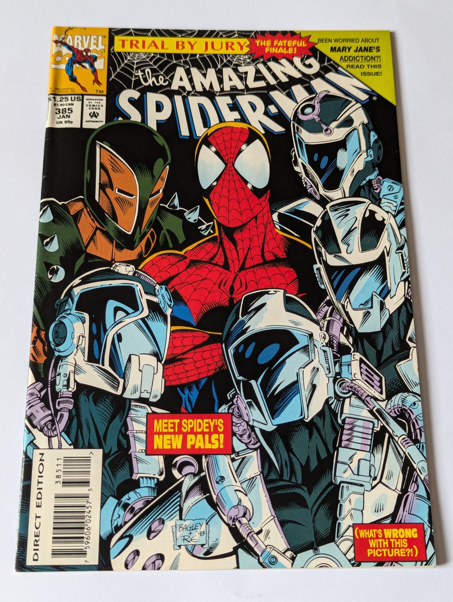 Amazing Spider-Man #385 Marvel Comic Book