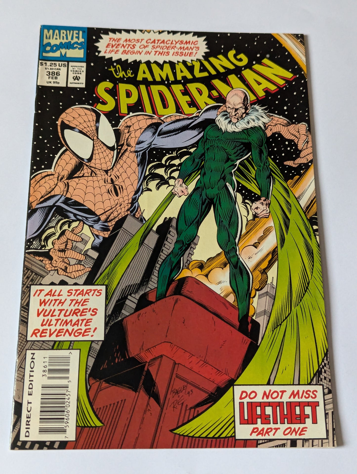 Amazing Spider-Man #386 Marvel Comic Book
