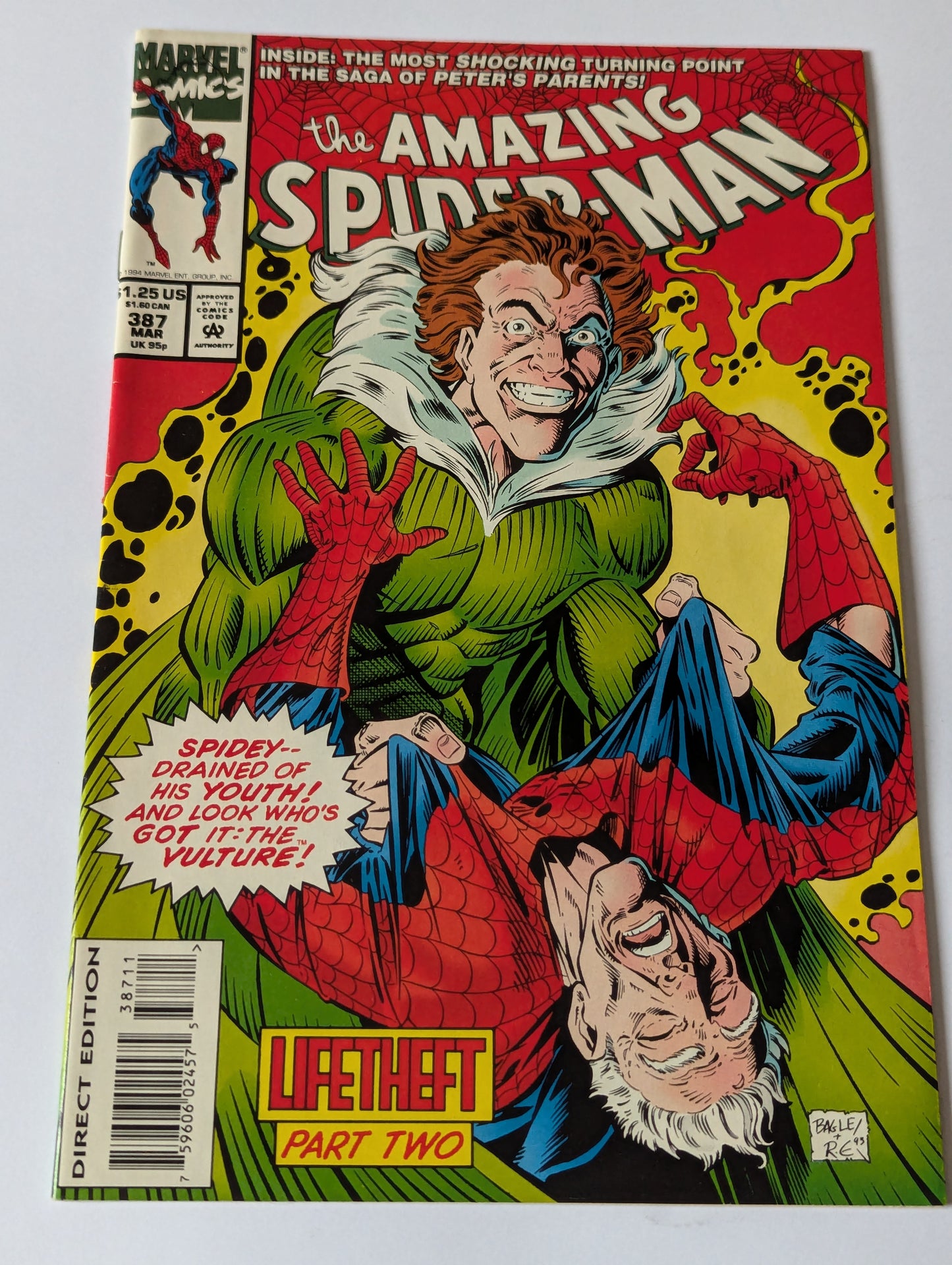 Amazing Spider-Man #387 Marvel Comic Book