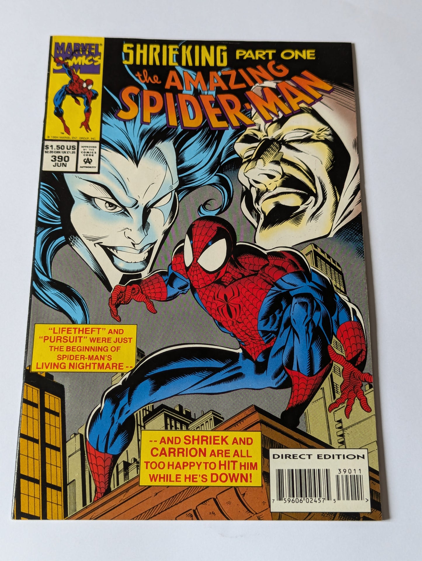 Amazing Spider-Man #390 Marvel Comic Book