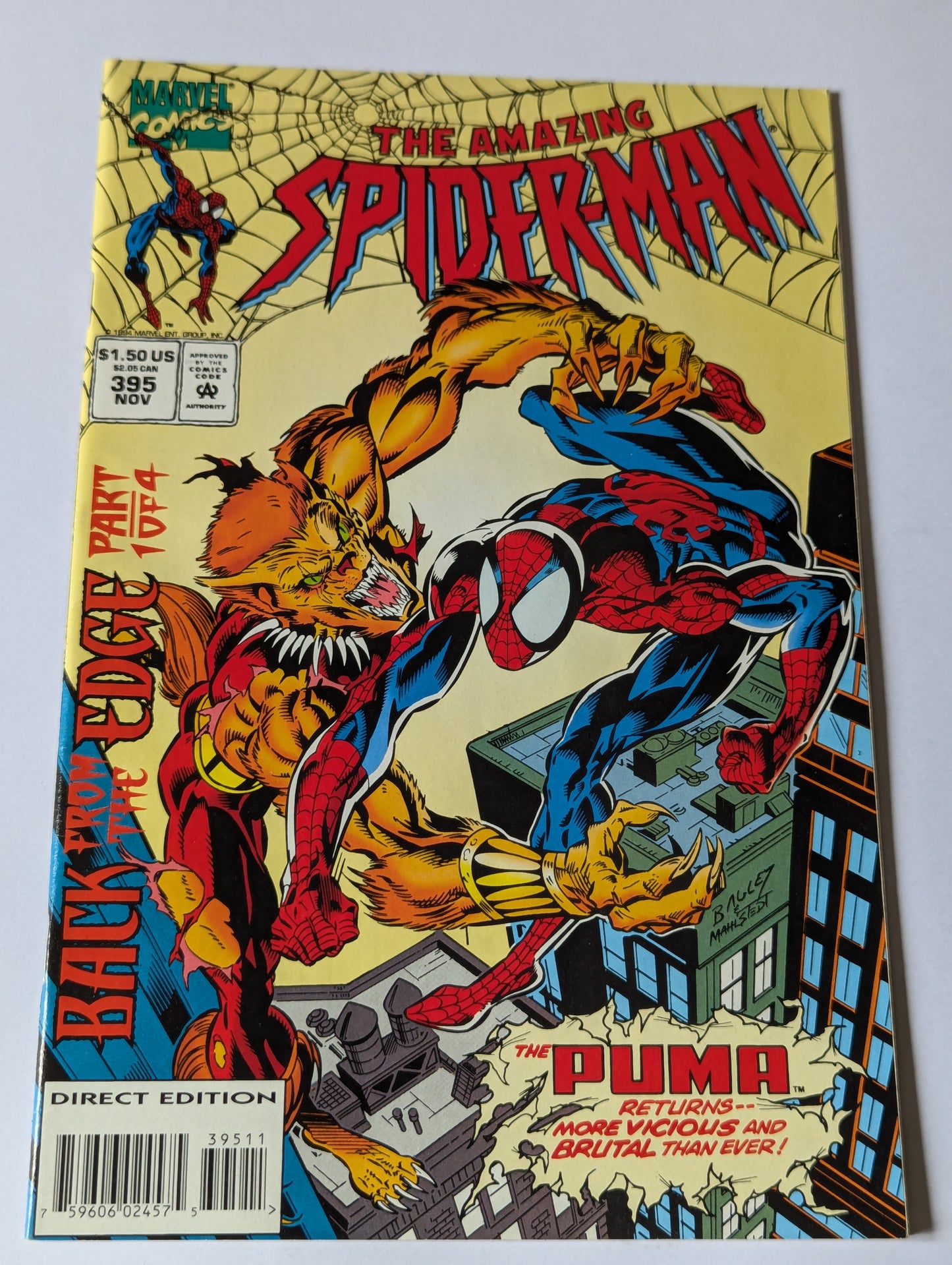 Amazing Spider-Man #395 Marvel Comic Book