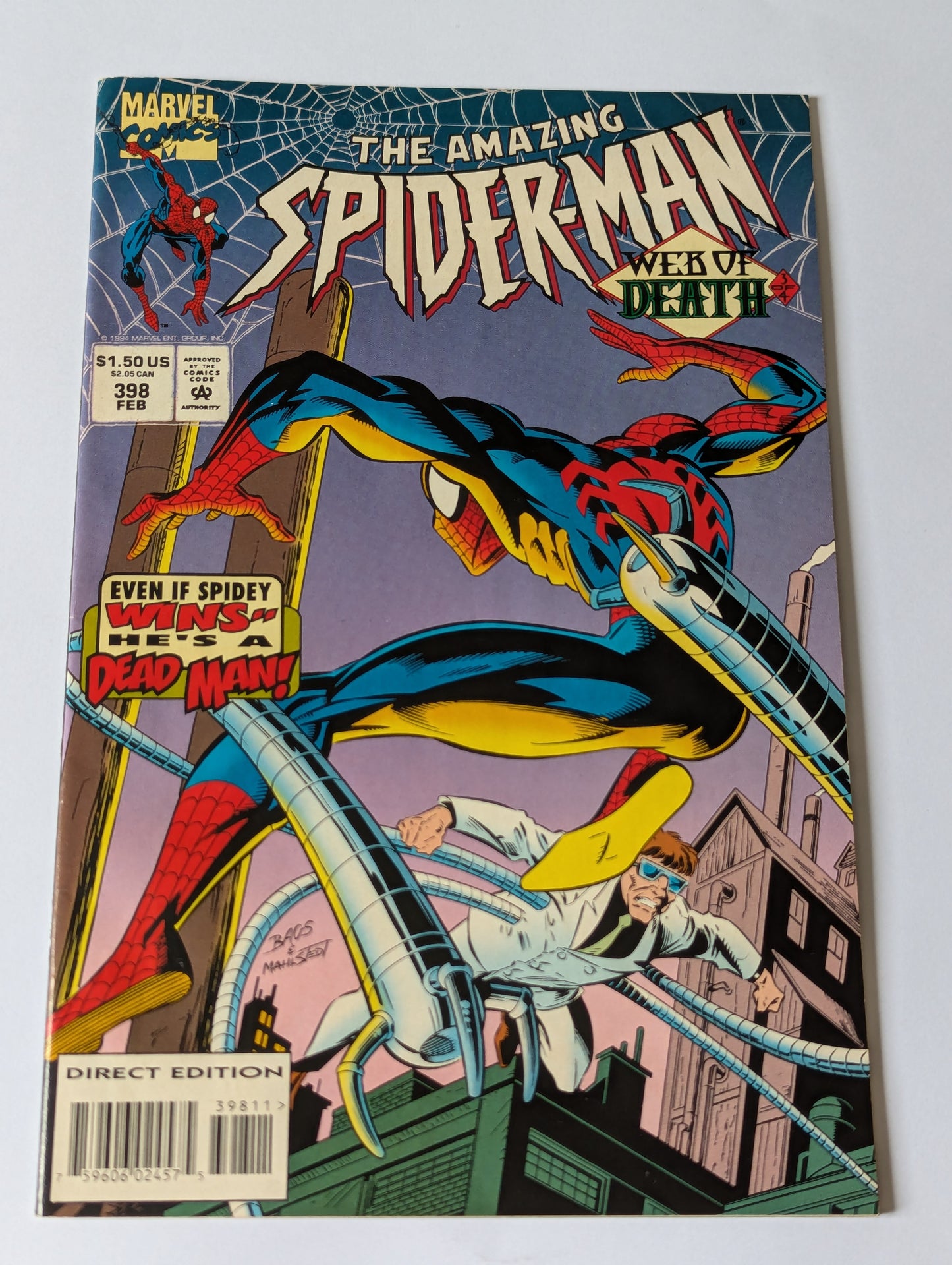 Amazing Spider-Man #398 Marvel Comic Book