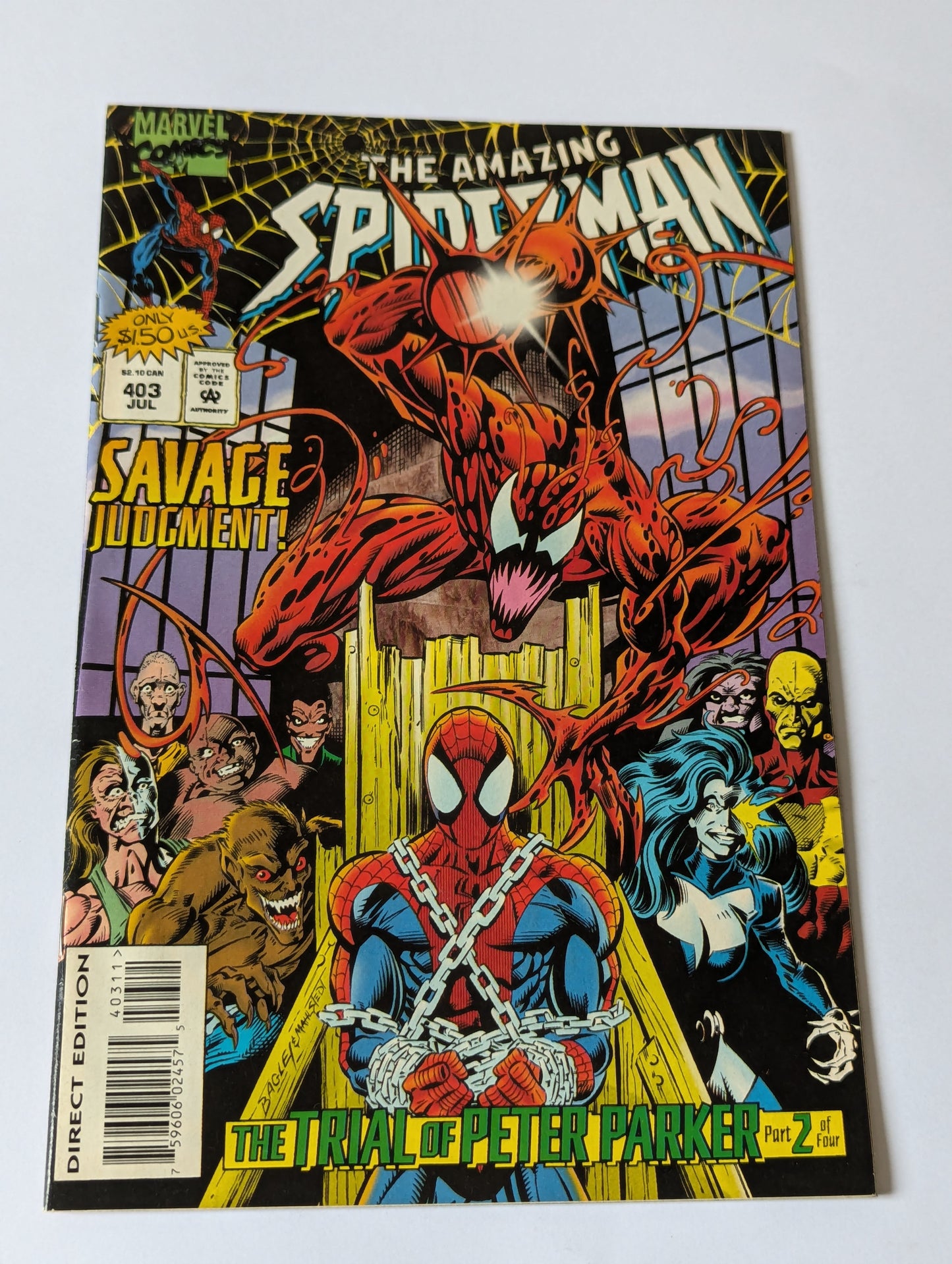 Amazing Spider-Man #403 Marvel Comic Book