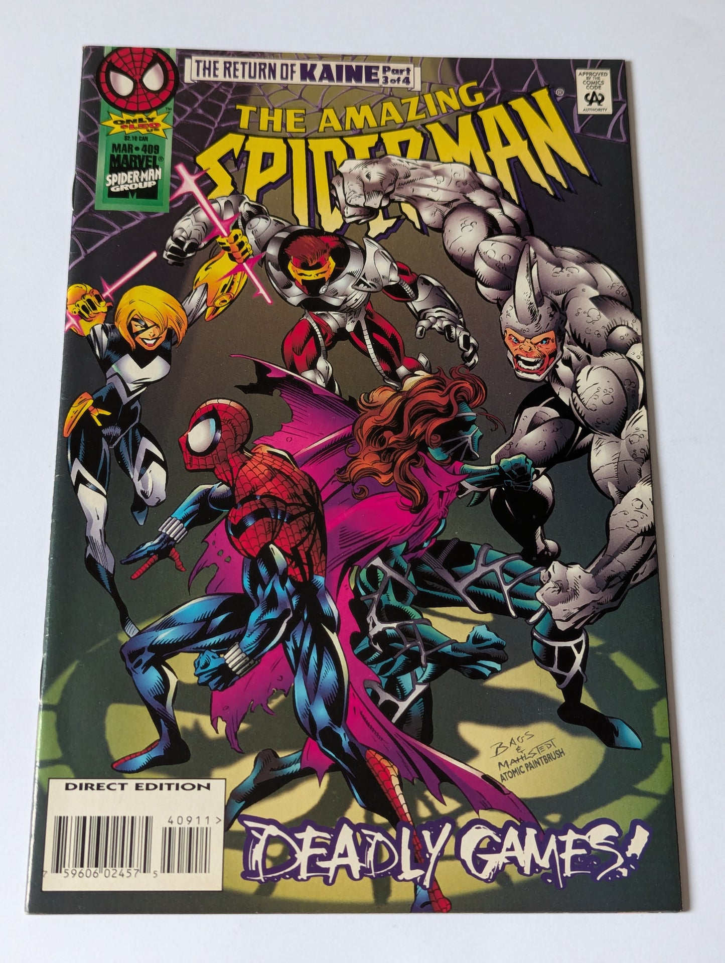 Amazing Spider-Man #409 Marvel Comic Book
