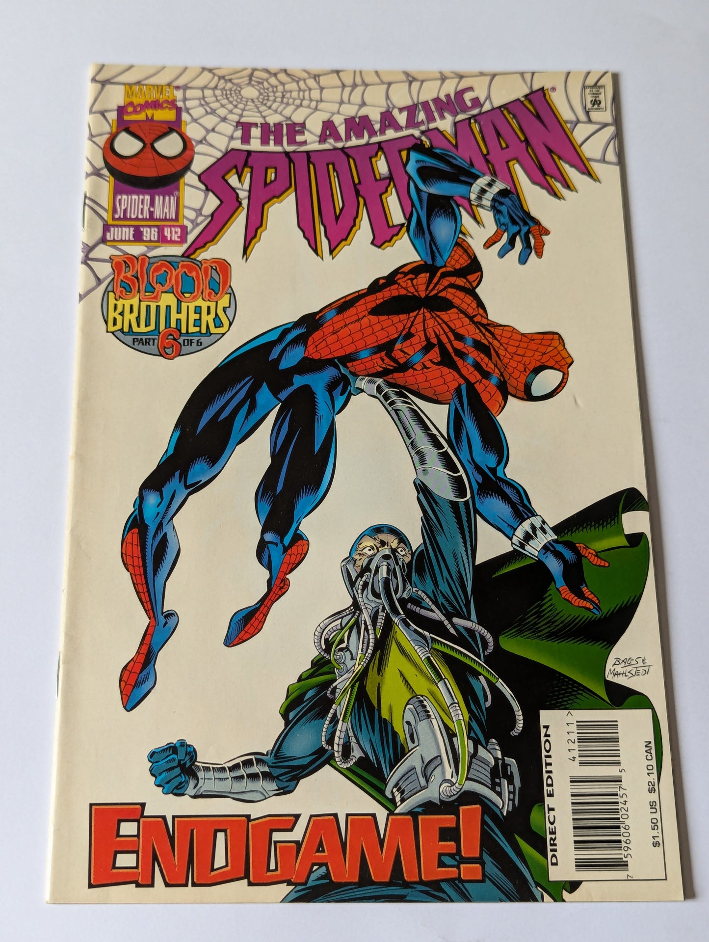 Amazing Spider-Man #412 Marvel Comic Book