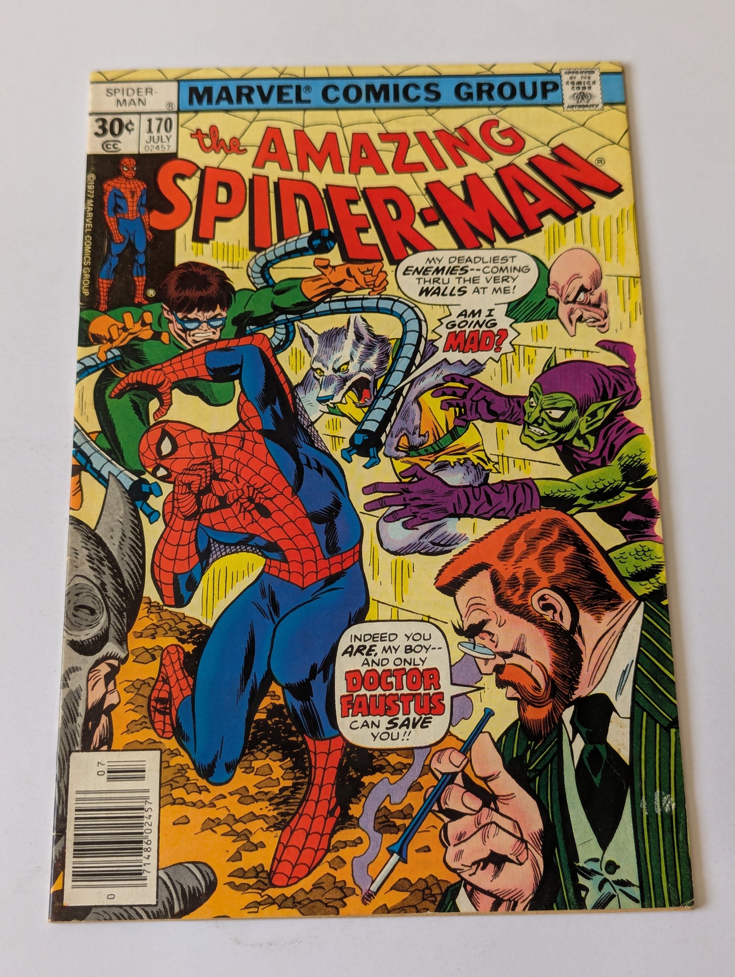 Amazing Spider-Man #170 Marvel Comic Book