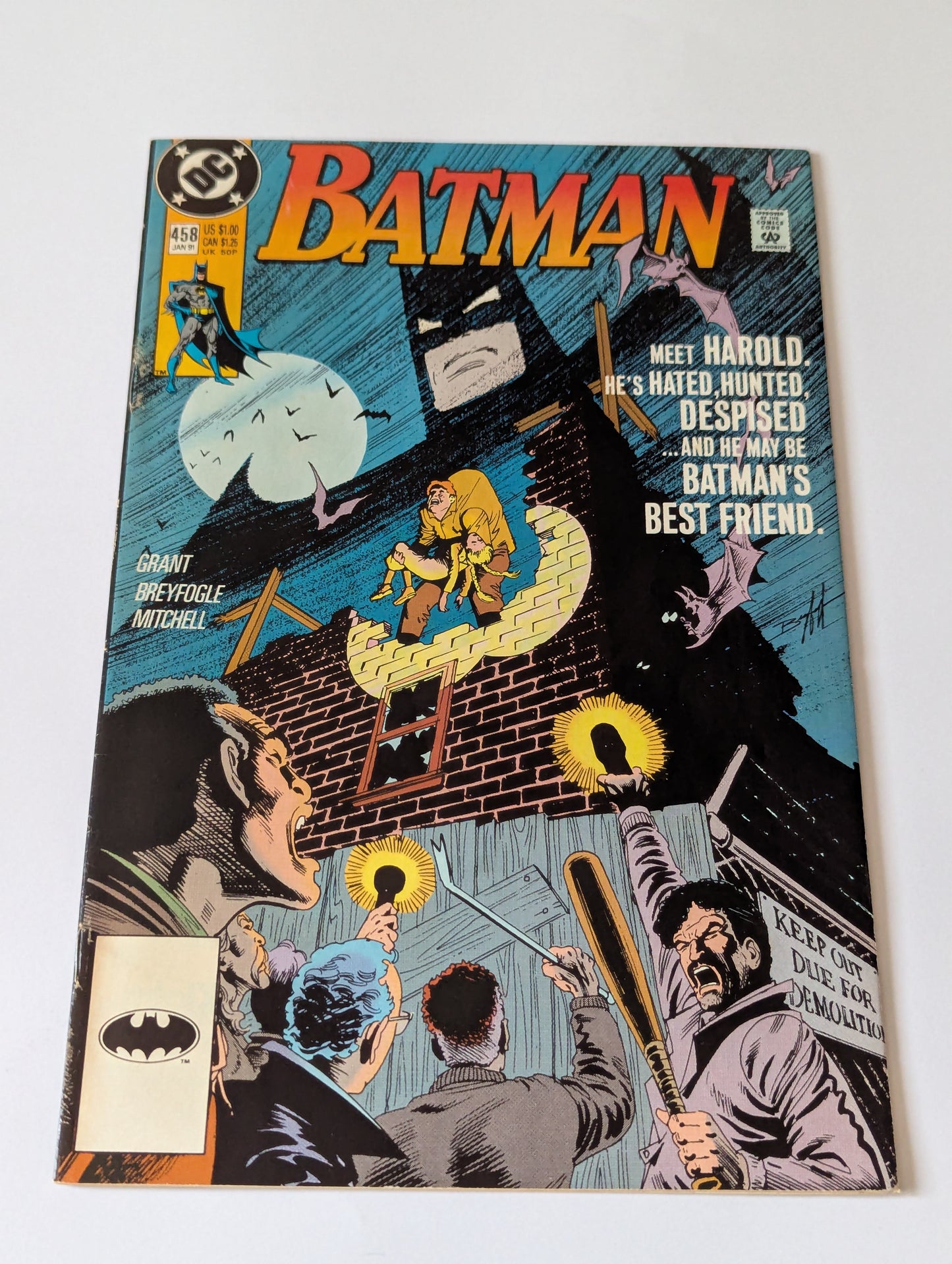 Batman #458 Comic Book by DC Comics
