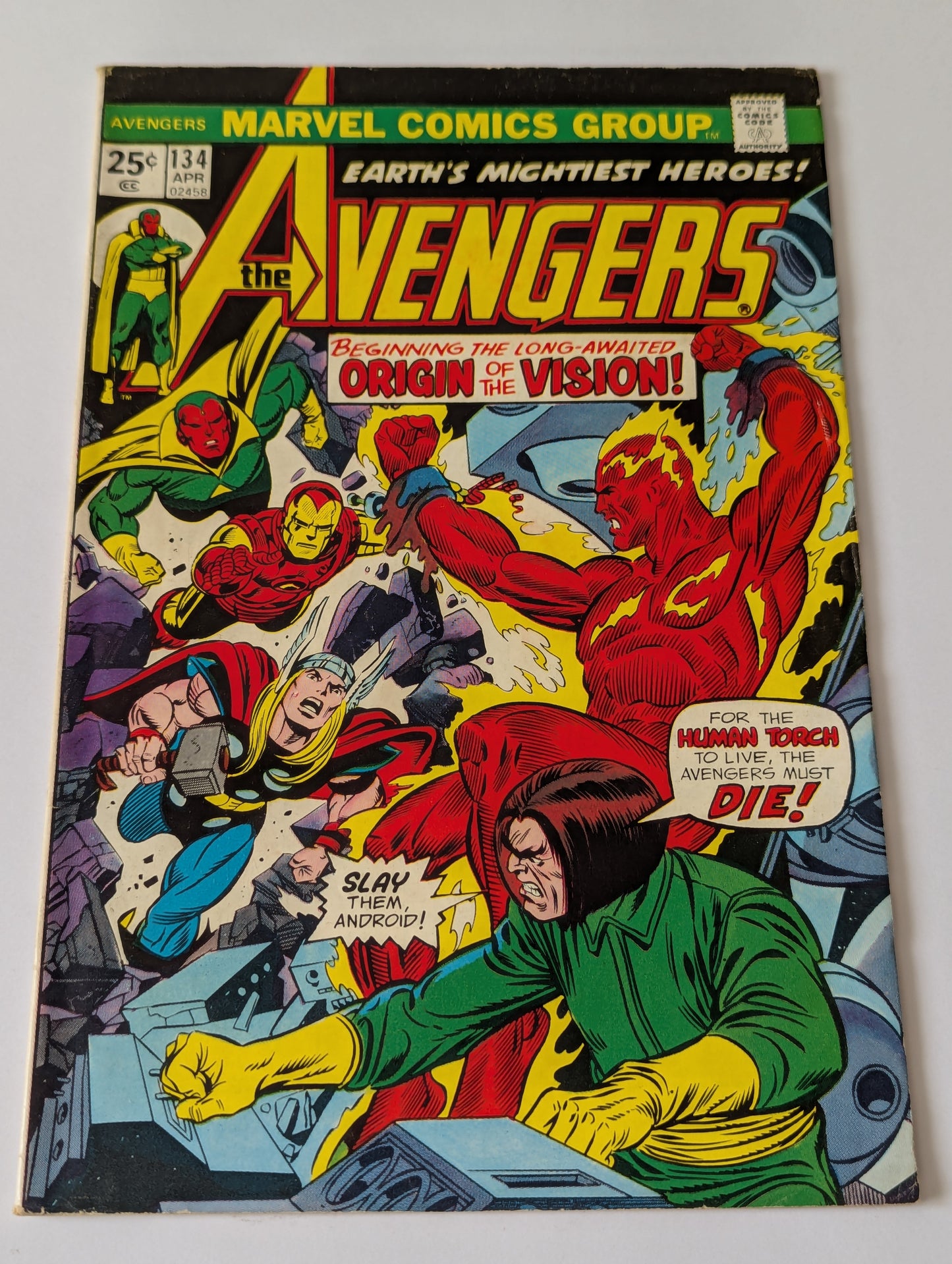 Avengers #134