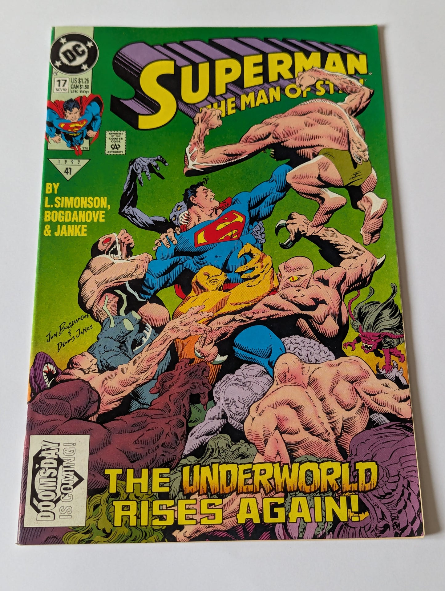 Superman: The Man of Steel #17
