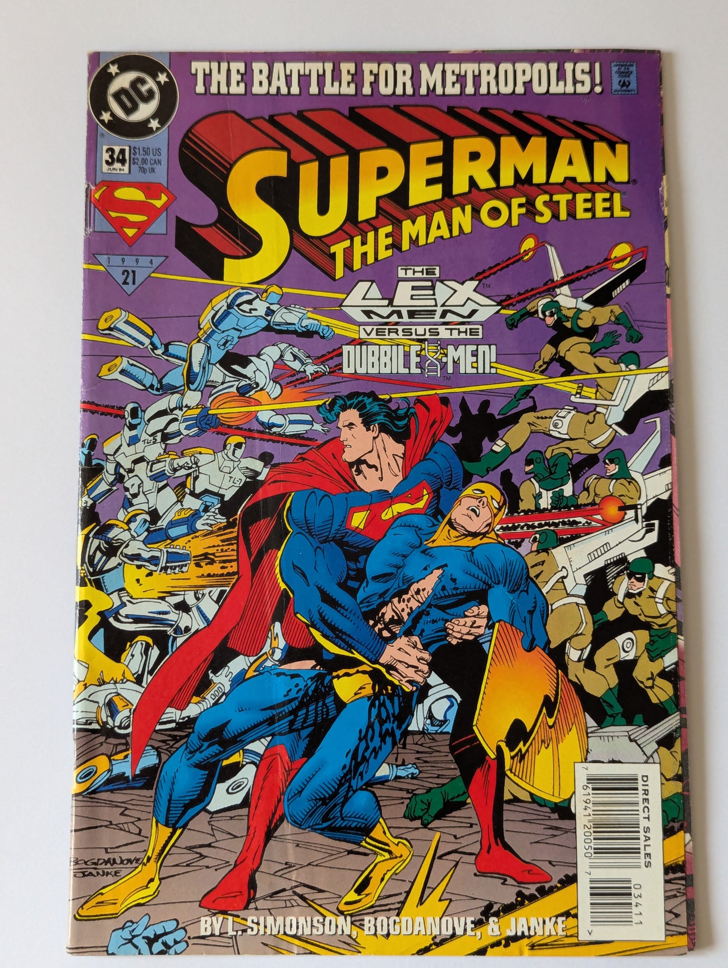 Superman: The Man of Steel #34