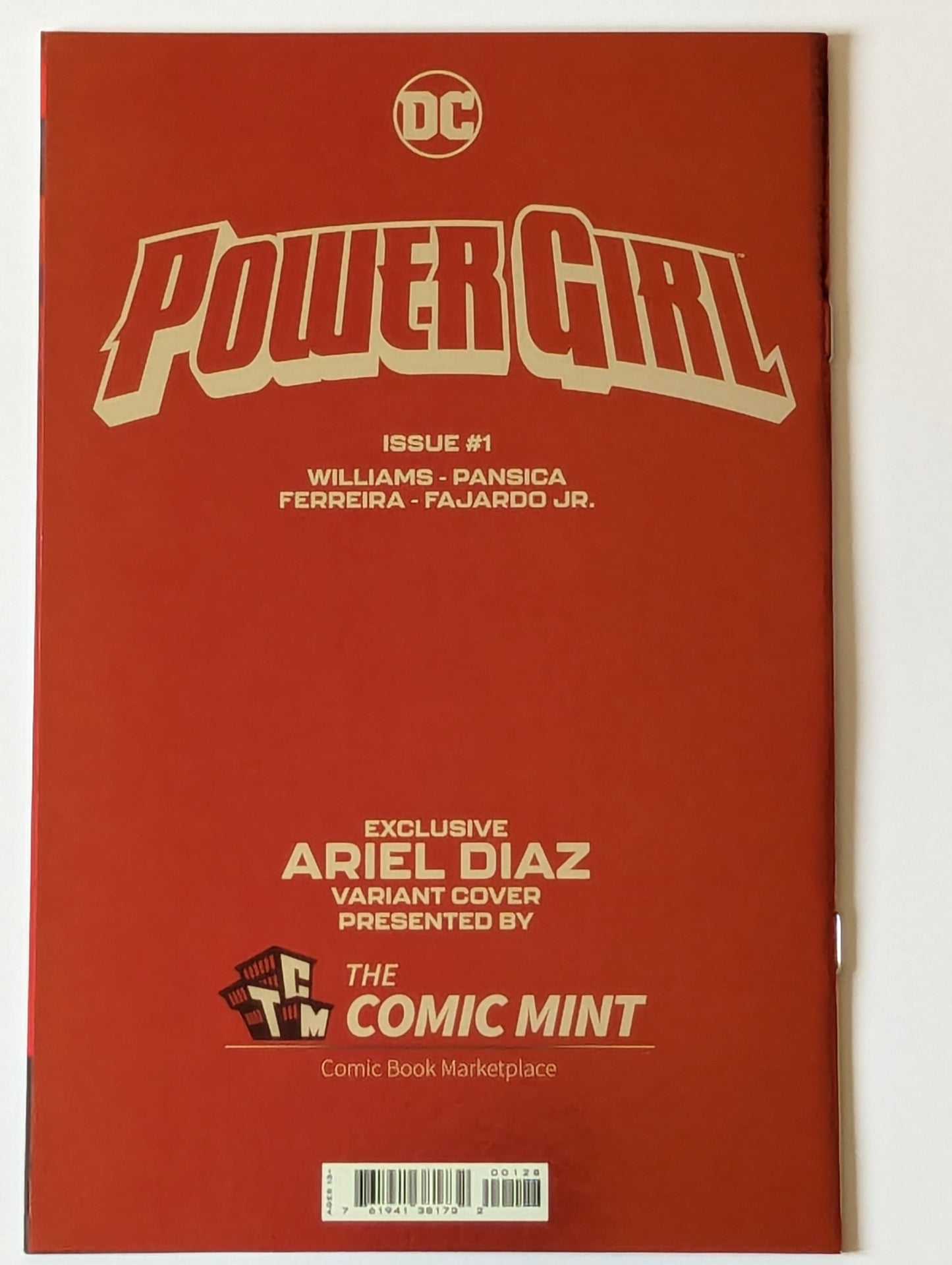 Power Girl #1 - Ariel Diaz NYCC Virgin Variant Foil