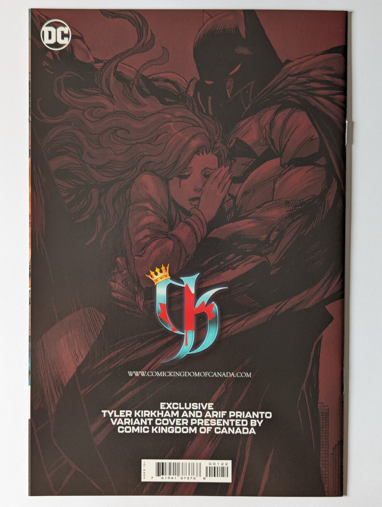 I Am Batman #1 - Tyker Kirkham and Arif Prianto Minimal Trade Dress Variant