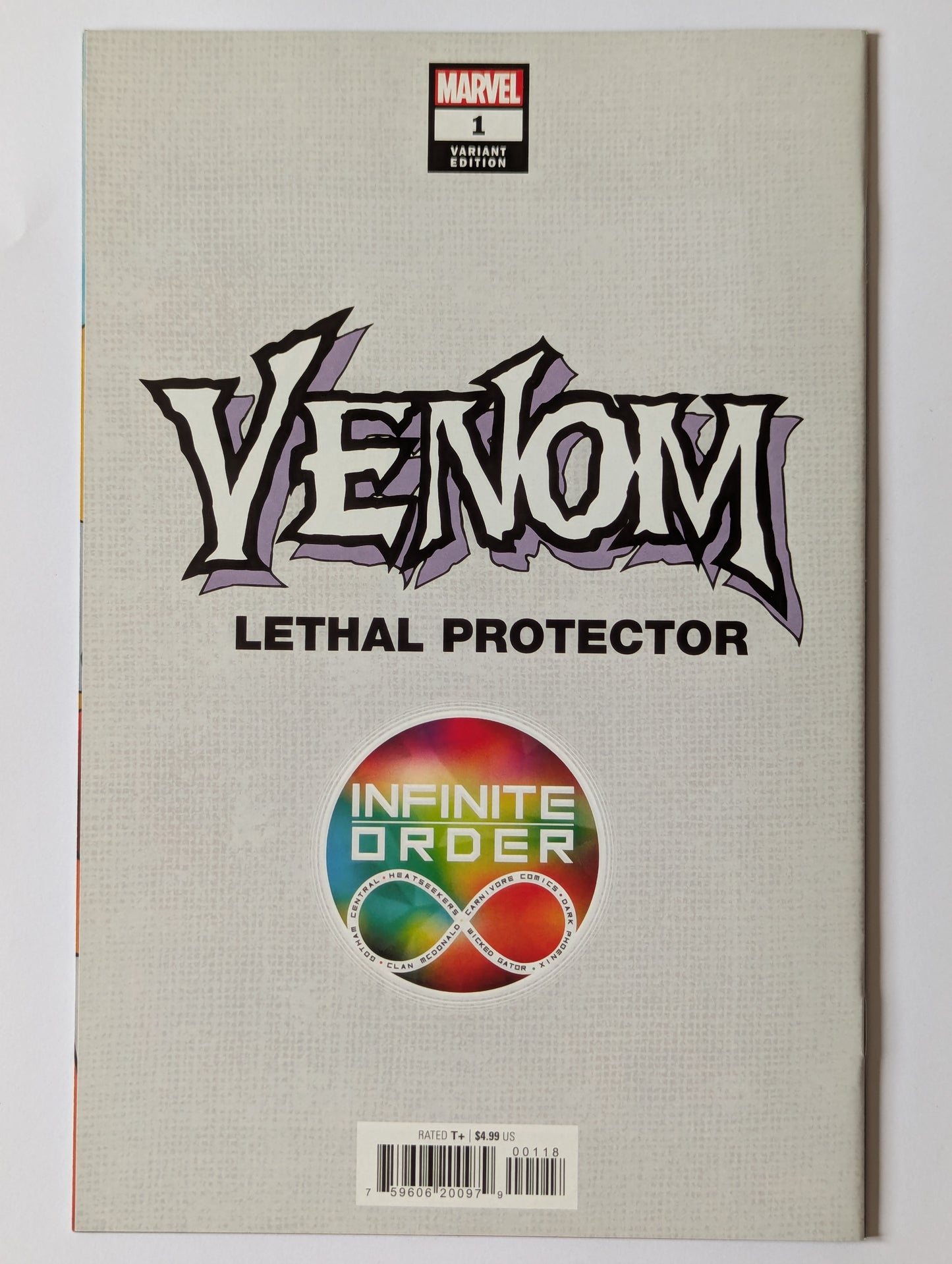 Venom: Lethal Protector #1 - Lucio Parrillo Virgin Variant