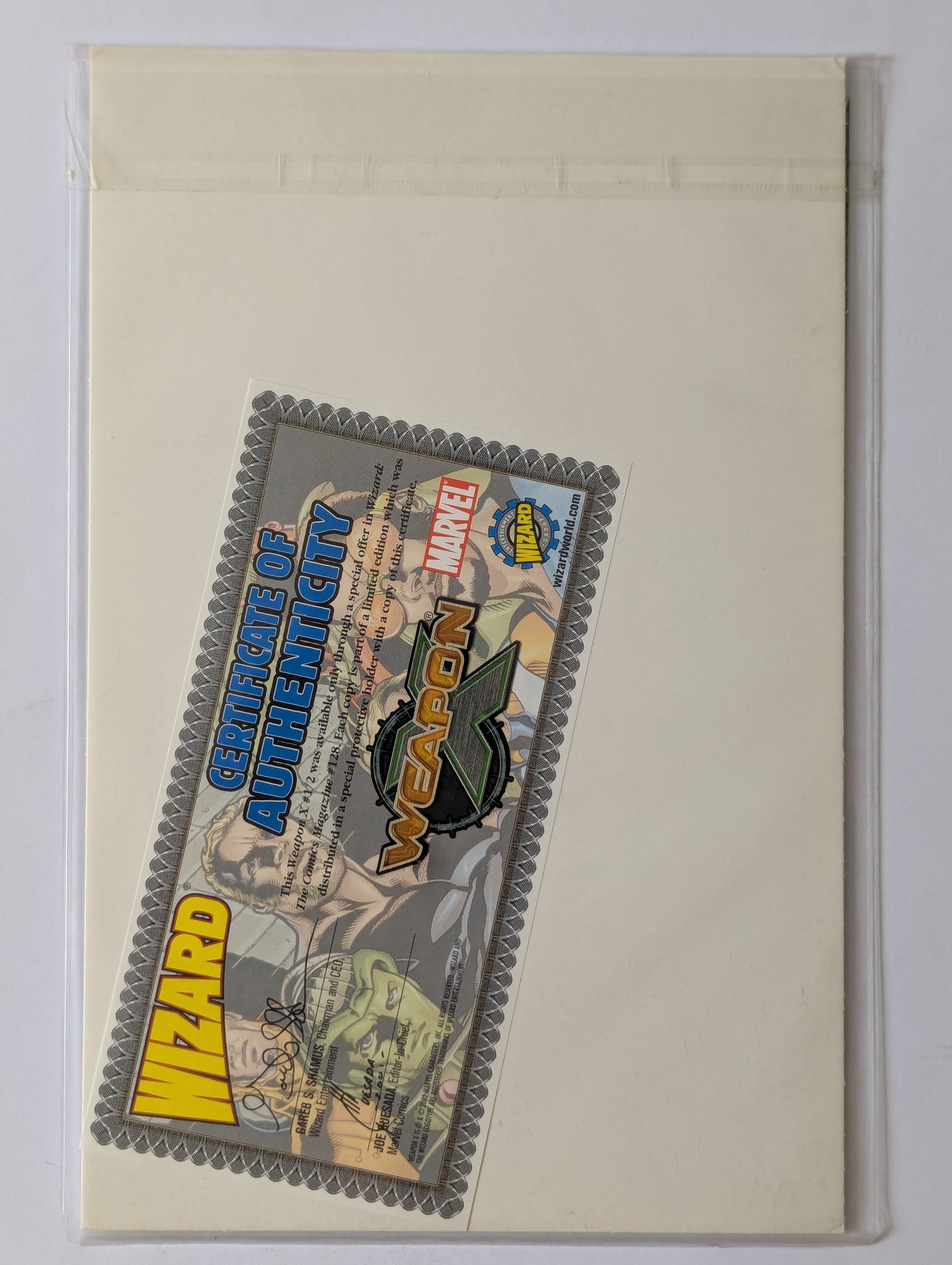 Weapon X #1/2 - Wizard Exclusive