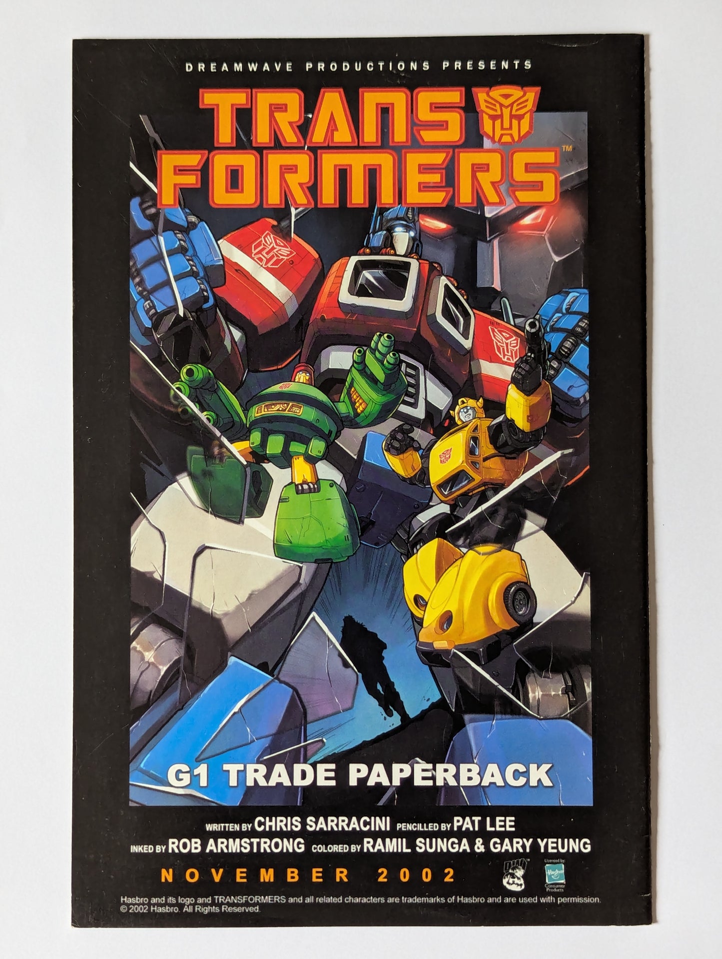 Transformers: The War Within #1 (2002 Series) - Lenticular Cover Variant