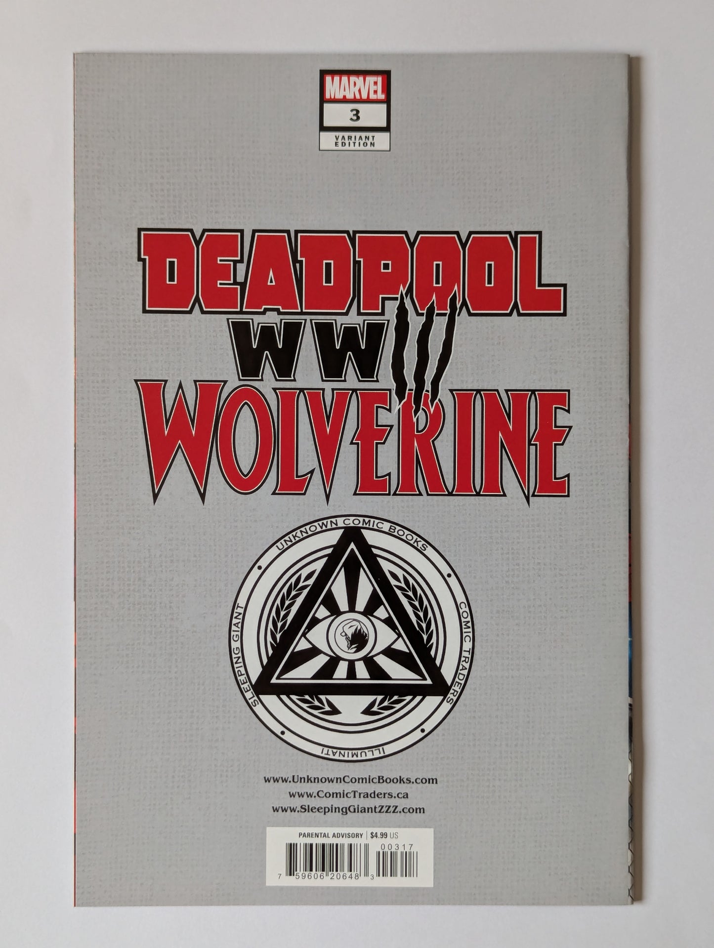 Deadpool / Wolverine: WWIII #3 - Tyler Kirkham Virgin Variant