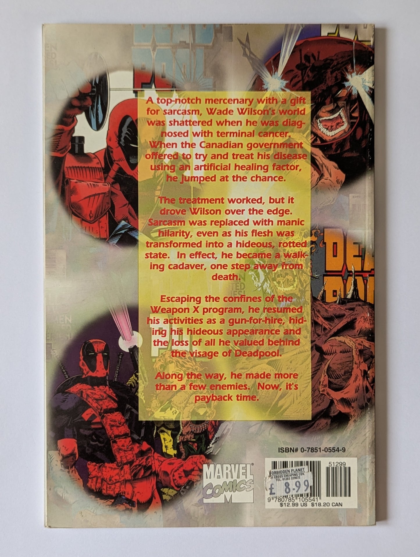 Deadpool : Sins of the Past TPB 1st Print