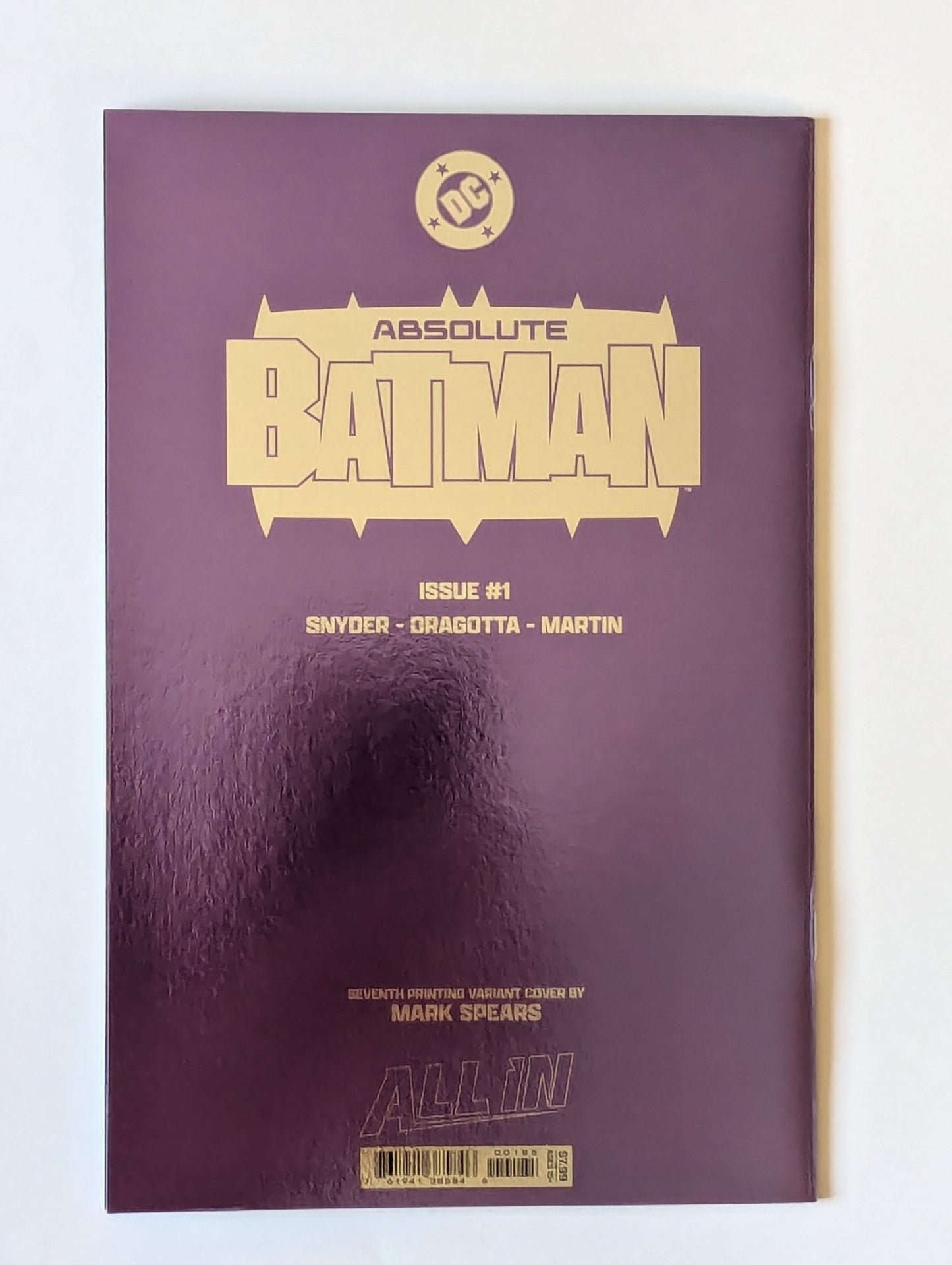 Absolute Batman #1 - Mark Spears Foil Connecting Cover Variant