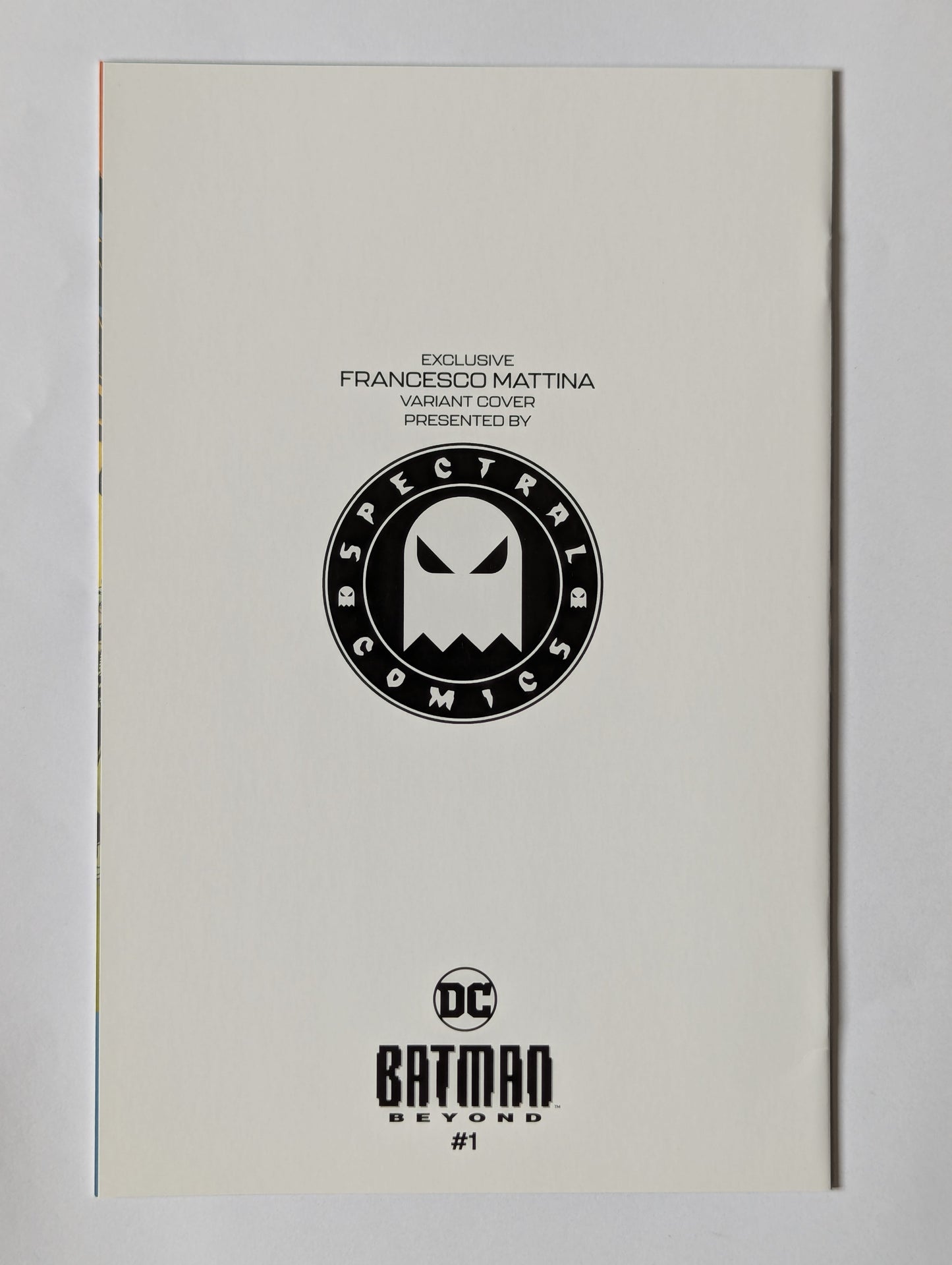 Batman Beyond #1 - Mattina Negative Variant