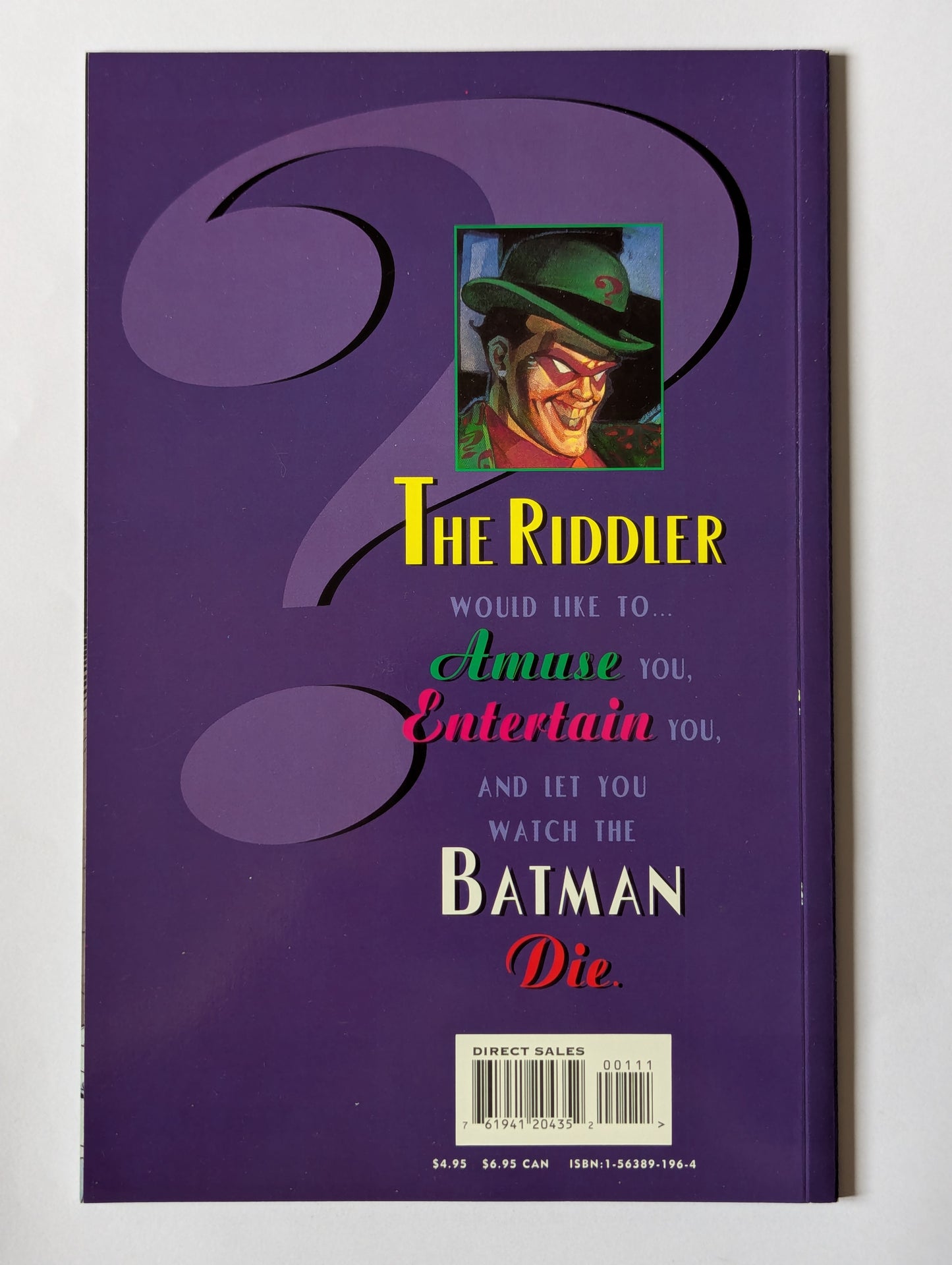 Batman: Riddler - TPB