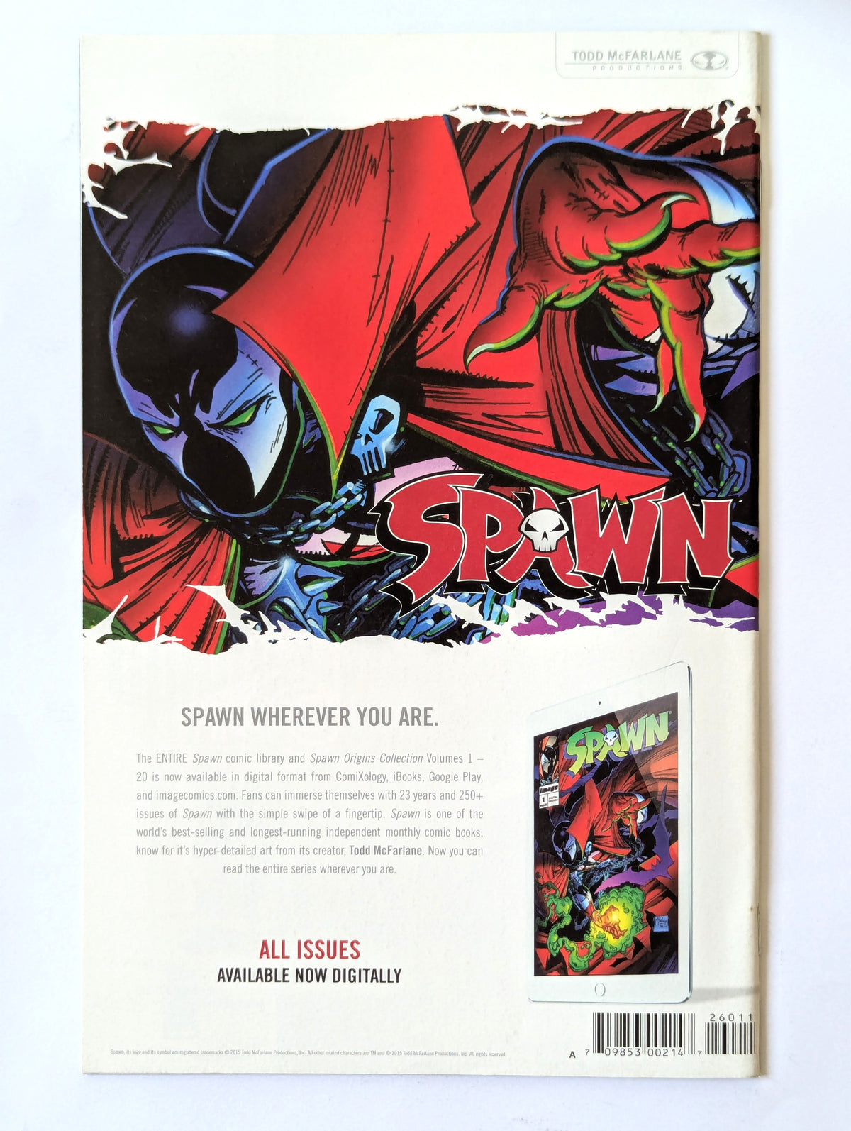 Spawn #260 (1992 Series)