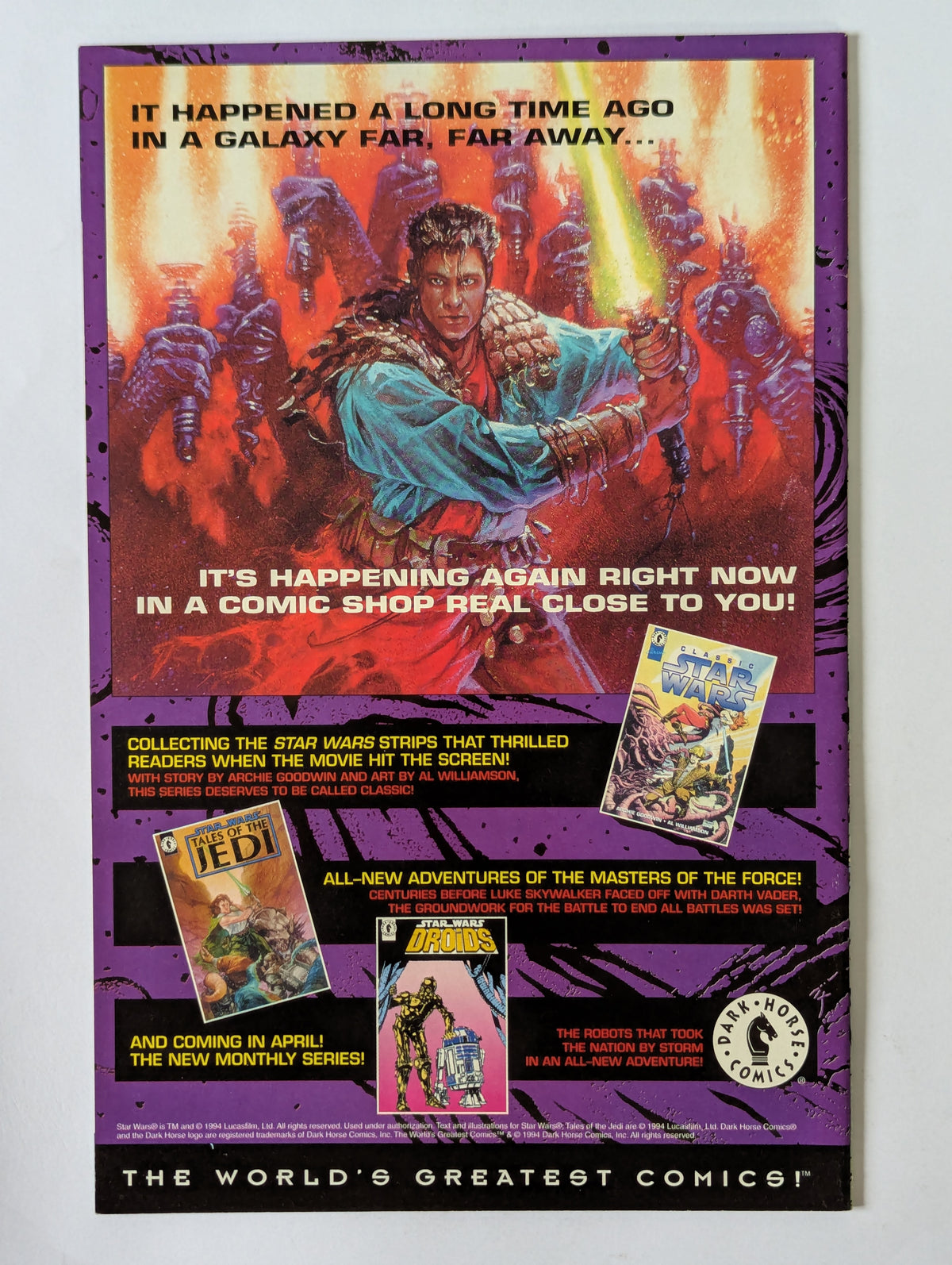 Thing From Another World: Eternal Vows #1-4 (1993 Limited Series) Complete Set