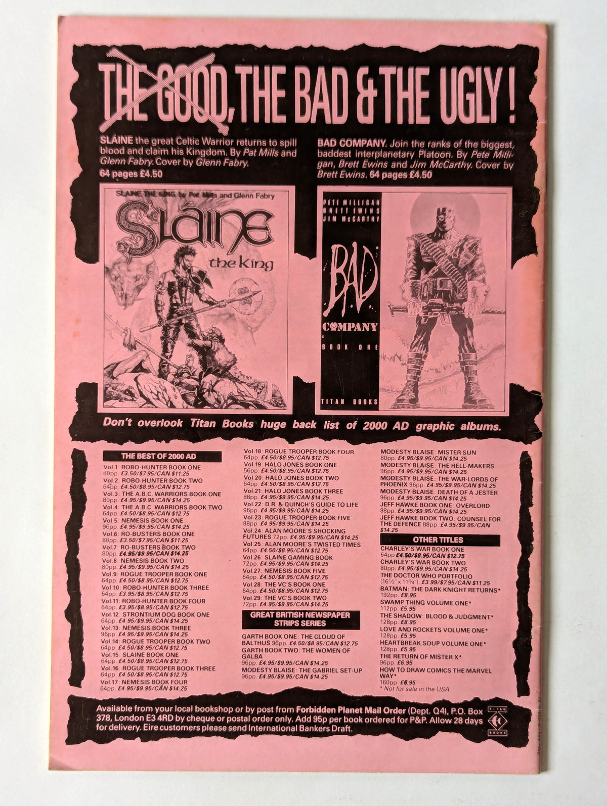 Strontium Dog #5 (1987 Series)