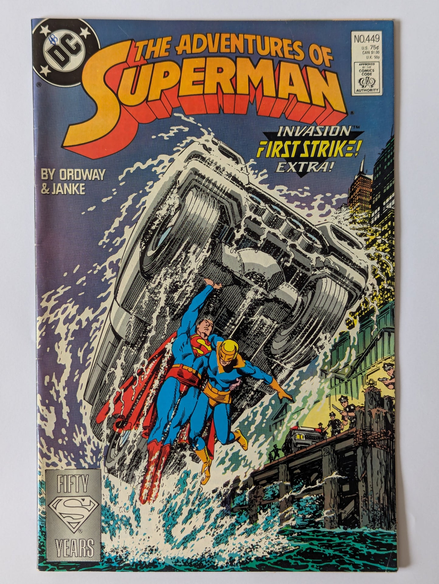 Adventures of Superman #449 DC Comic Book