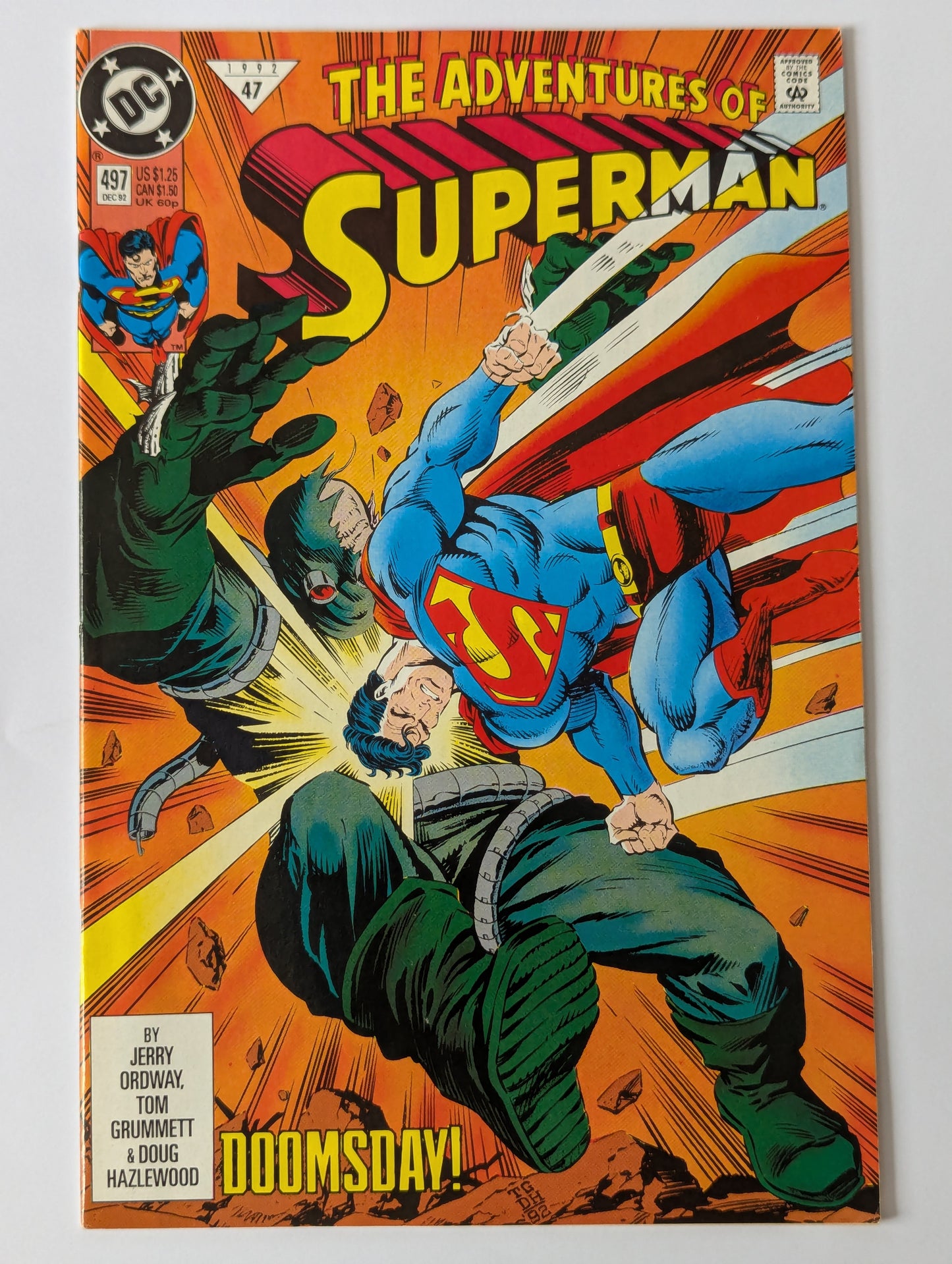 Adventures of Superman #497 DC Comic Book