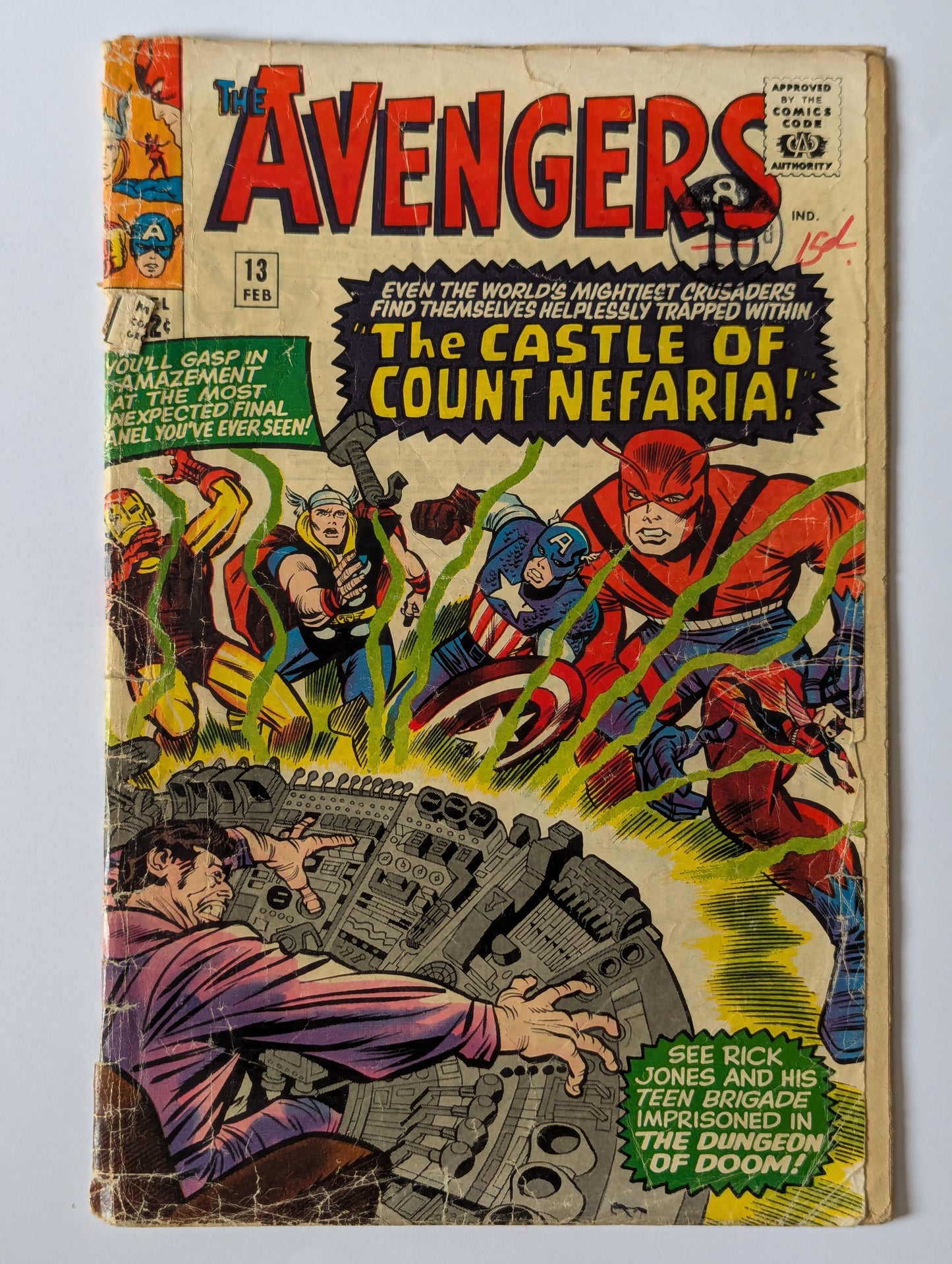 Avengers #13 Marvel Comic Book