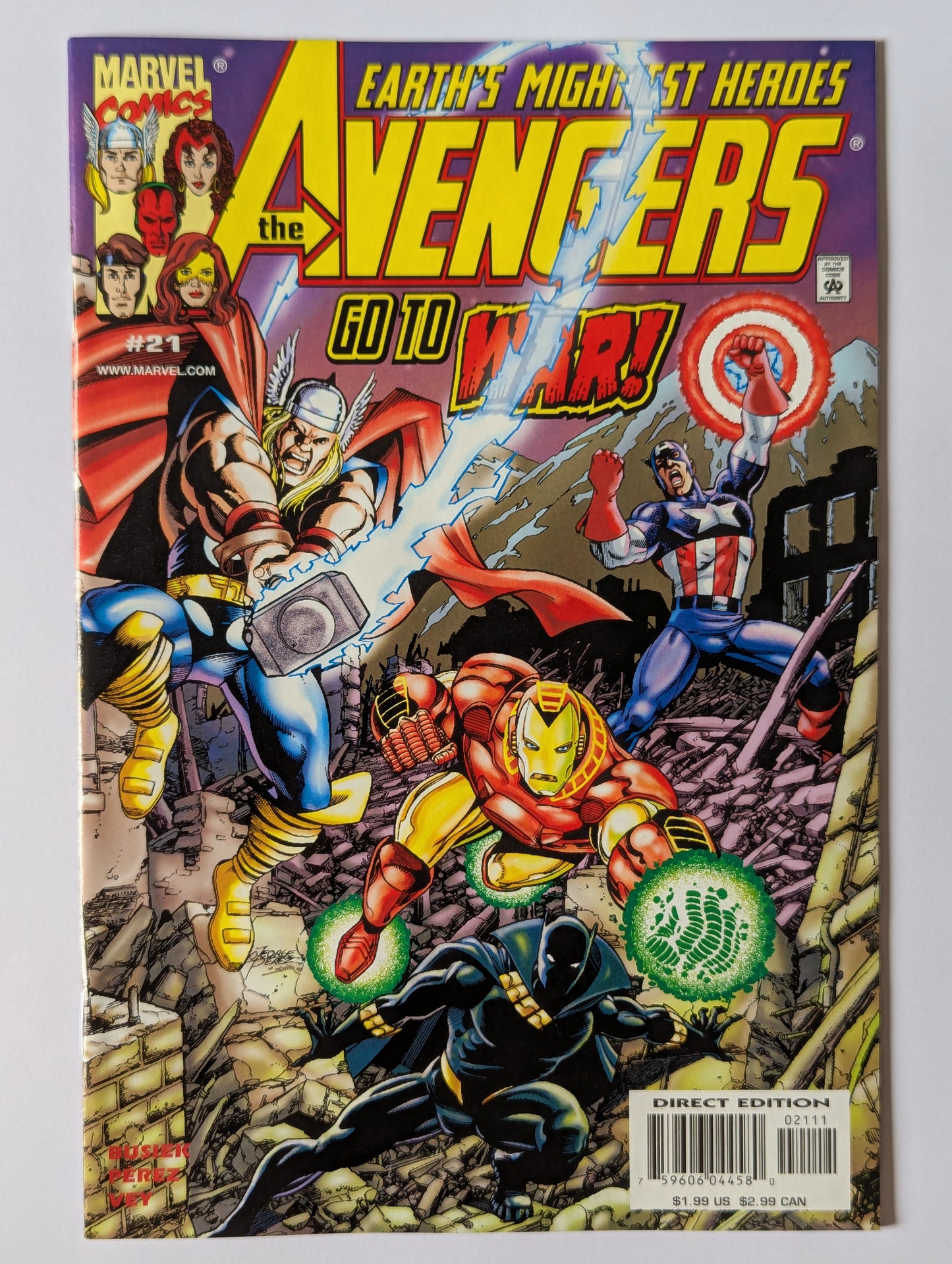 Avengers #21 Marvel Comic Book