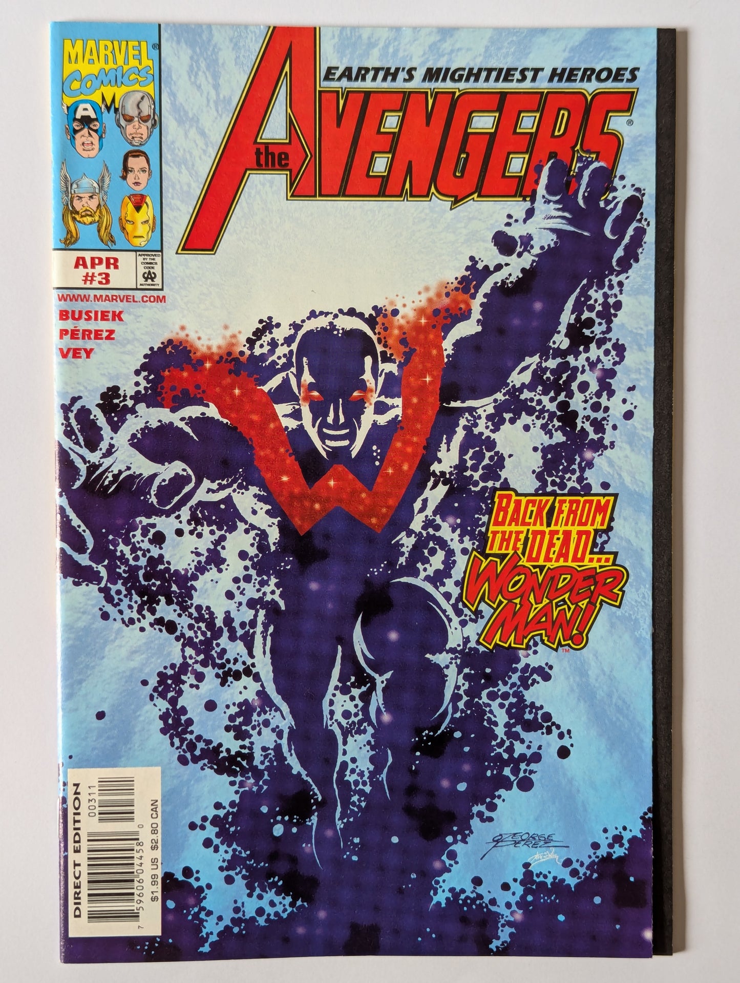 Avengers #3 Marvel Comic Book