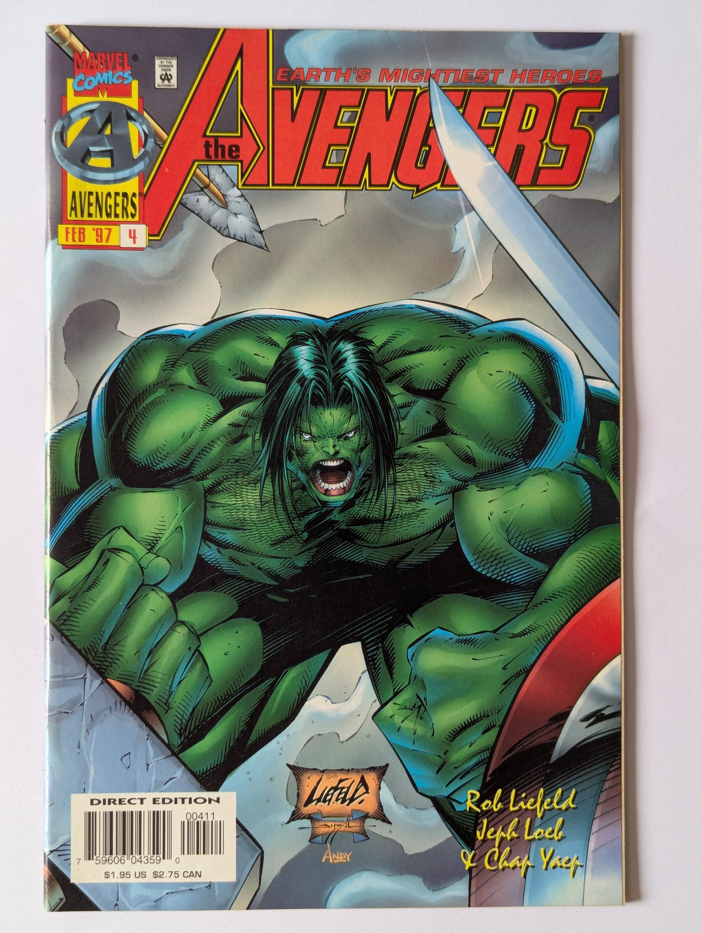 Avengers #4 Marvel Comic Book