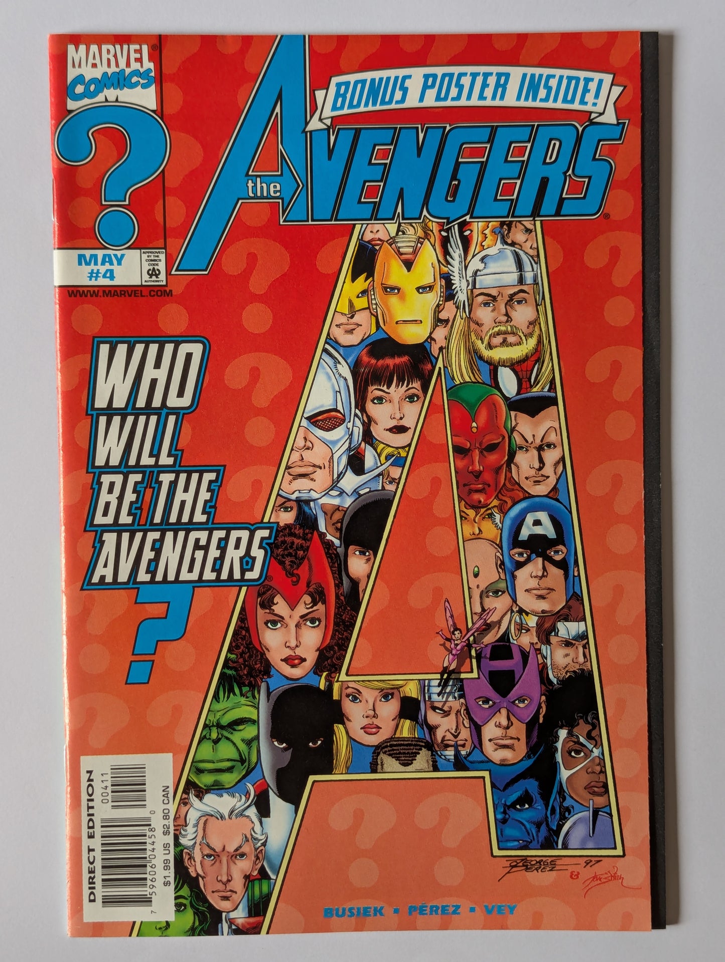 Avengers #4 Marvel Comic Book