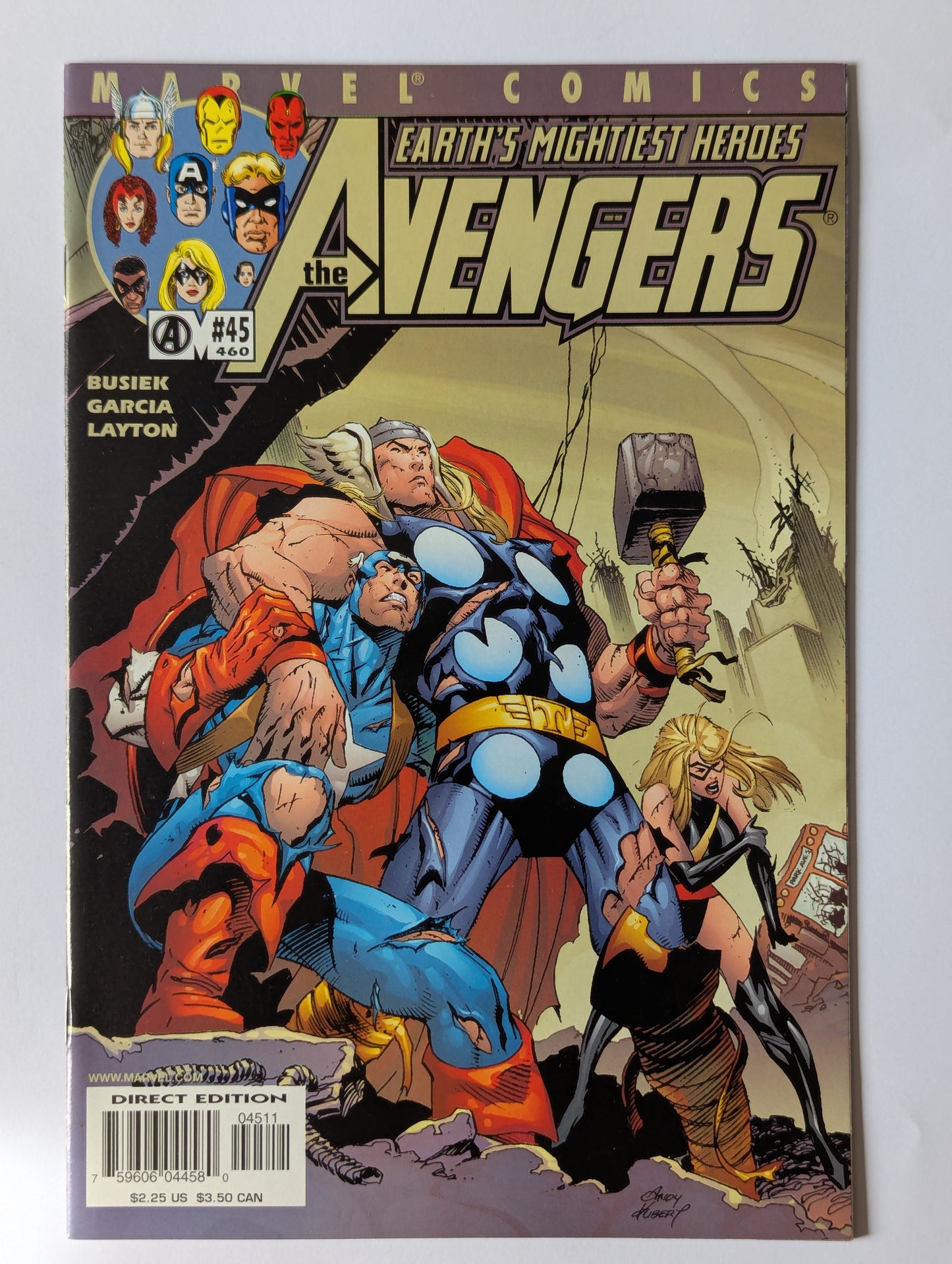 Avengers #45 Marvel Comic Book