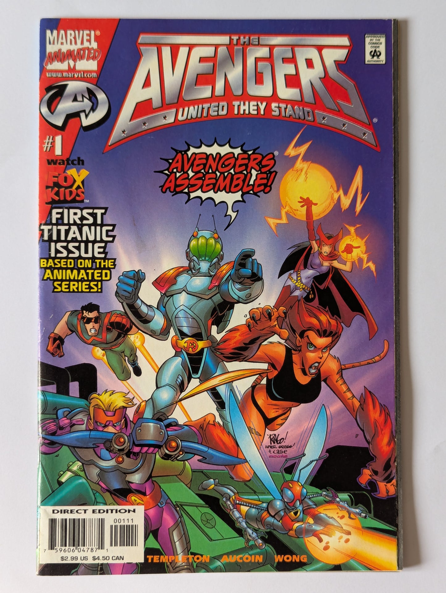 Avengers United They Stand #1 Marvel Comic Book