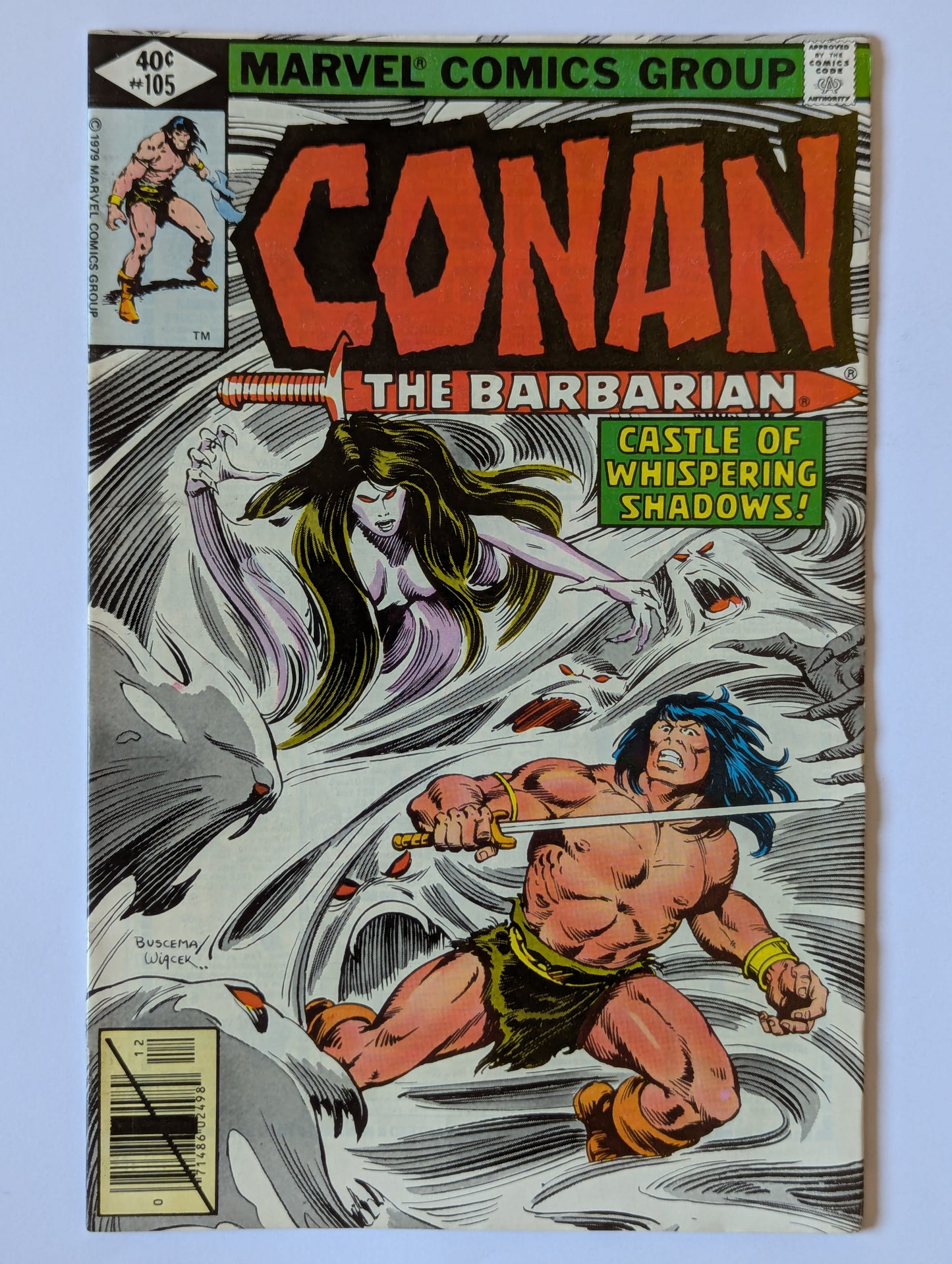 Conan the Barbarian #105 Marvel Comic Book