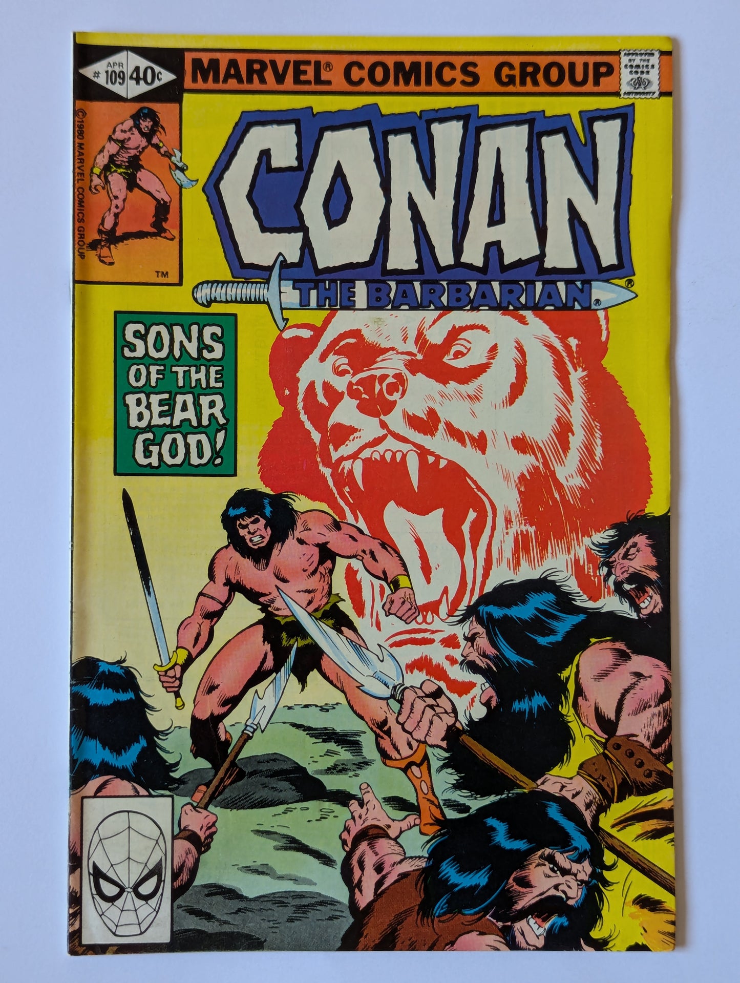 Conan the Barbarian #109 Marvel Comic Book