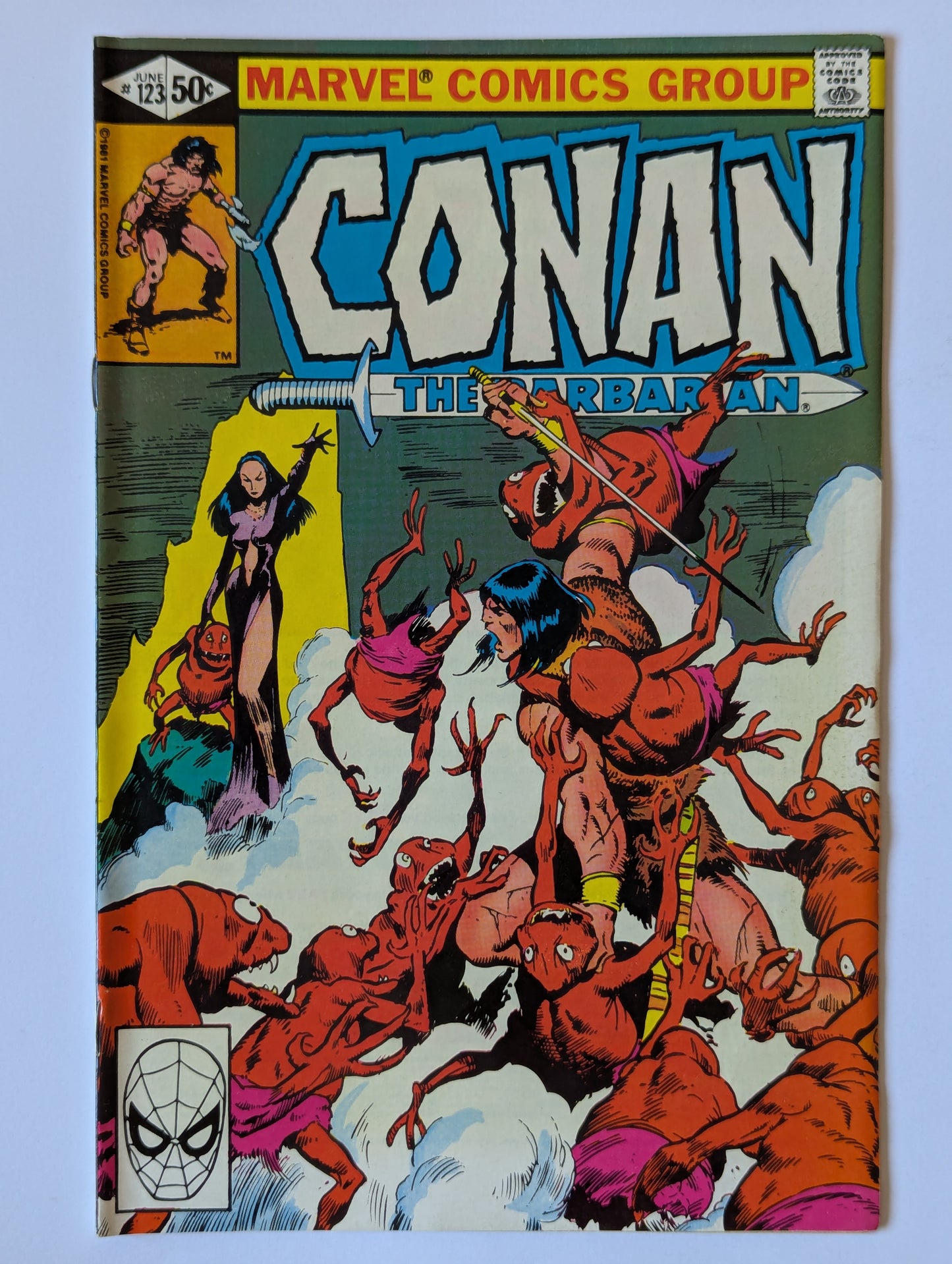 Conan the Barbarian #123 Marvel Comic Book