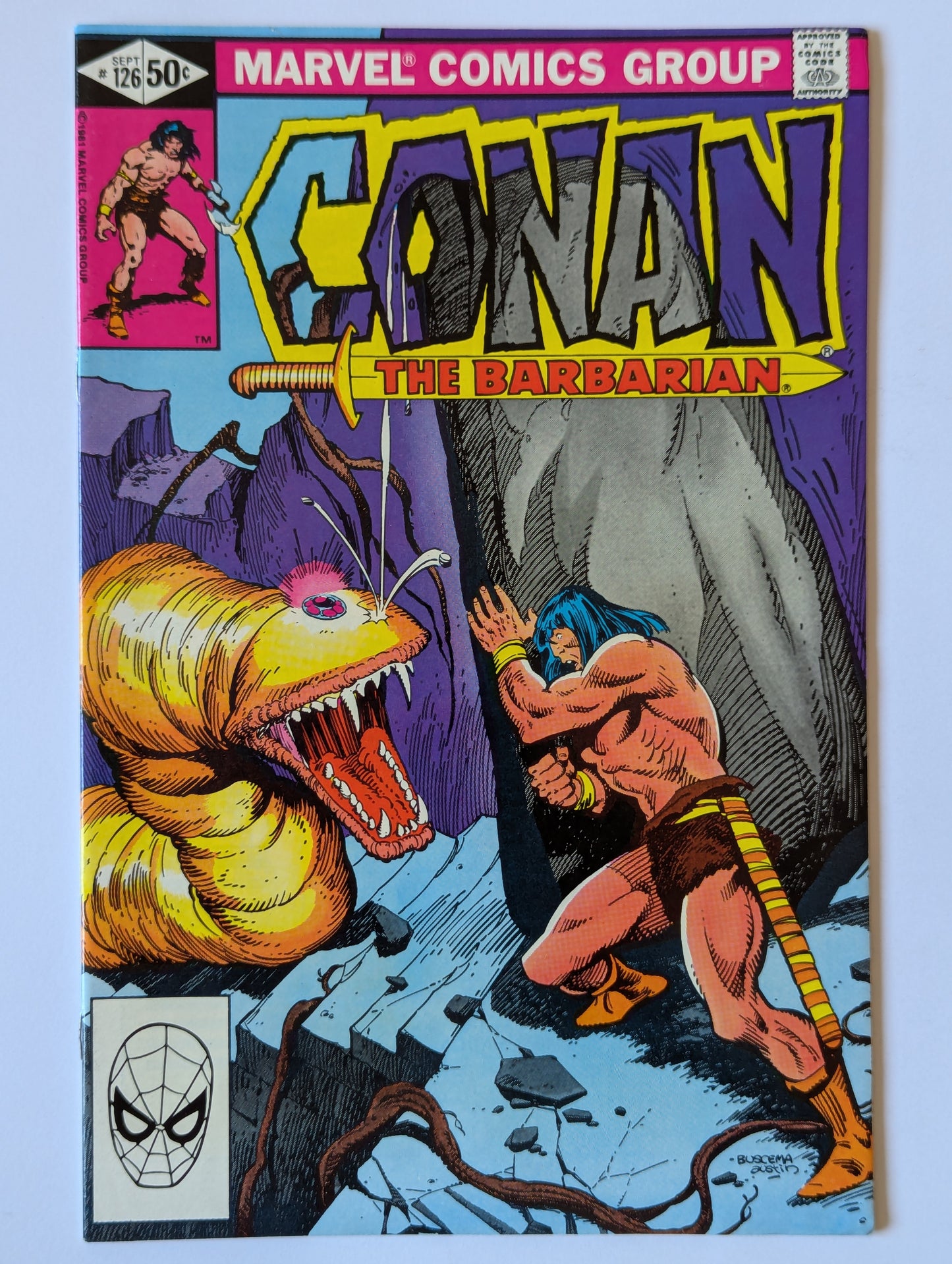 Conan the Barbarian #126 Marvel Comic Book