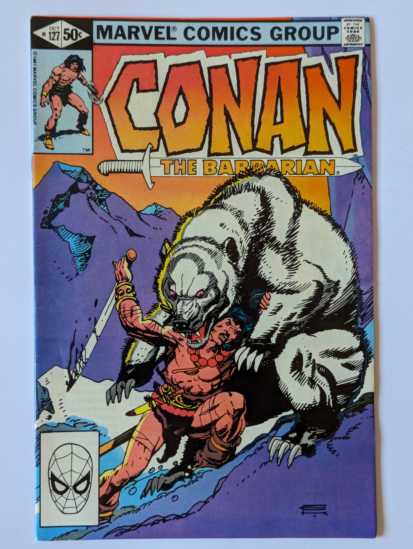 Conan the Barbarian #127 Marvel Comic Book