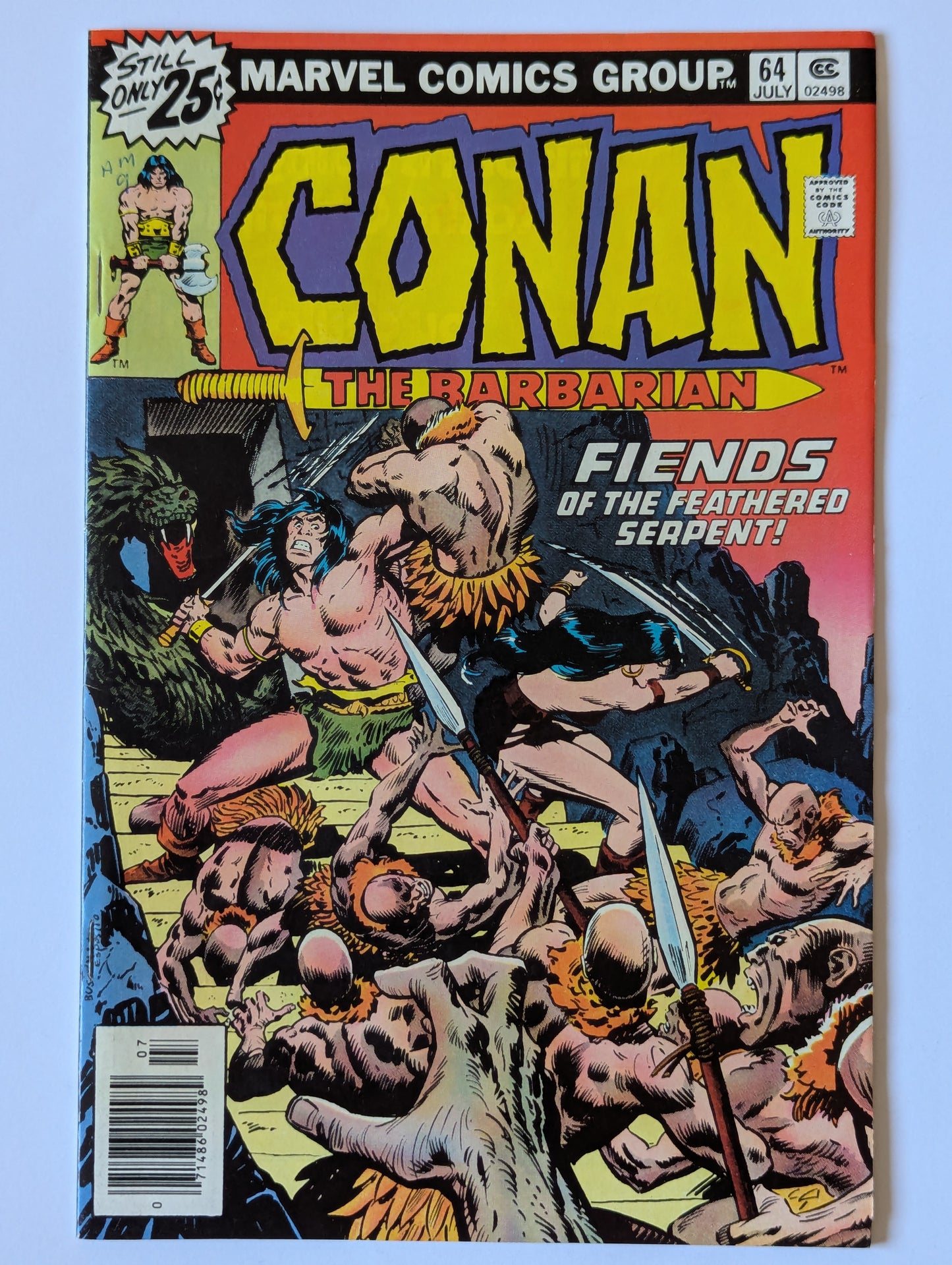 Conan the Barbarian #64 Marvel Comic Book