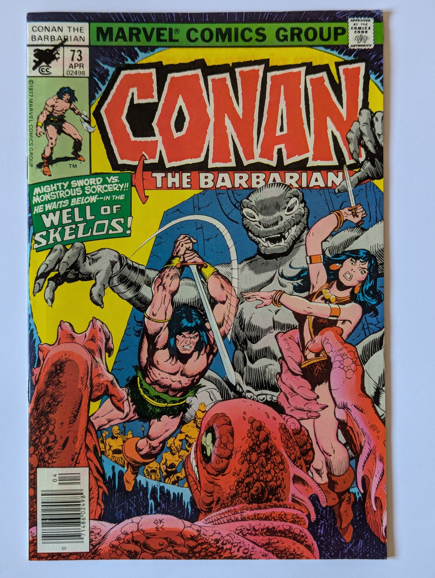 Conan the Barbarian #73 Marvel Comic Book