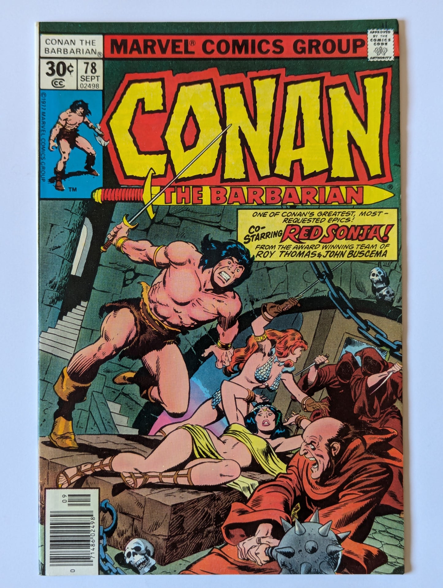 Conan the Barbarian #78 Marvel Comic Book
