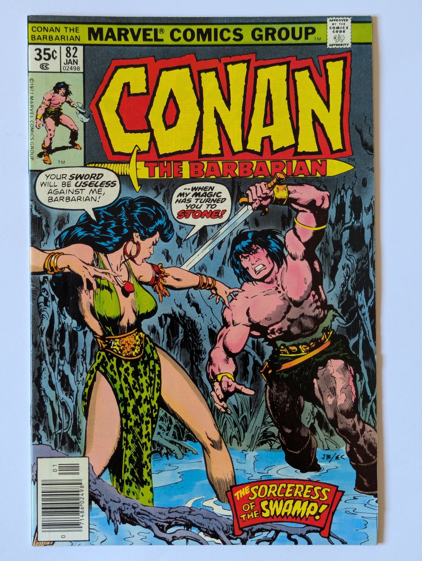 Conan the Barbarian #82 Marvel Comic Book