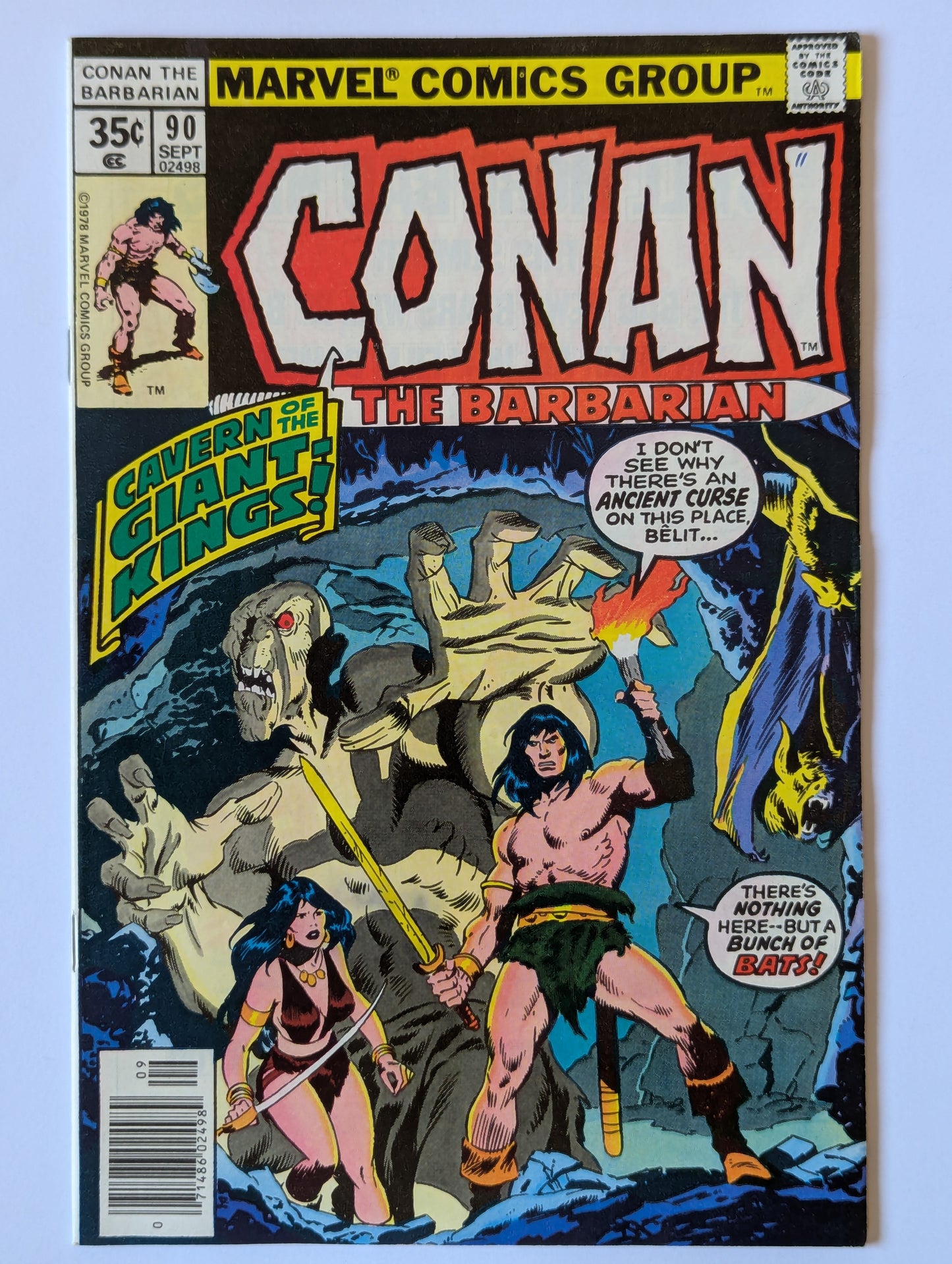 Conan the Barbarian #90 Marvel Comic Book