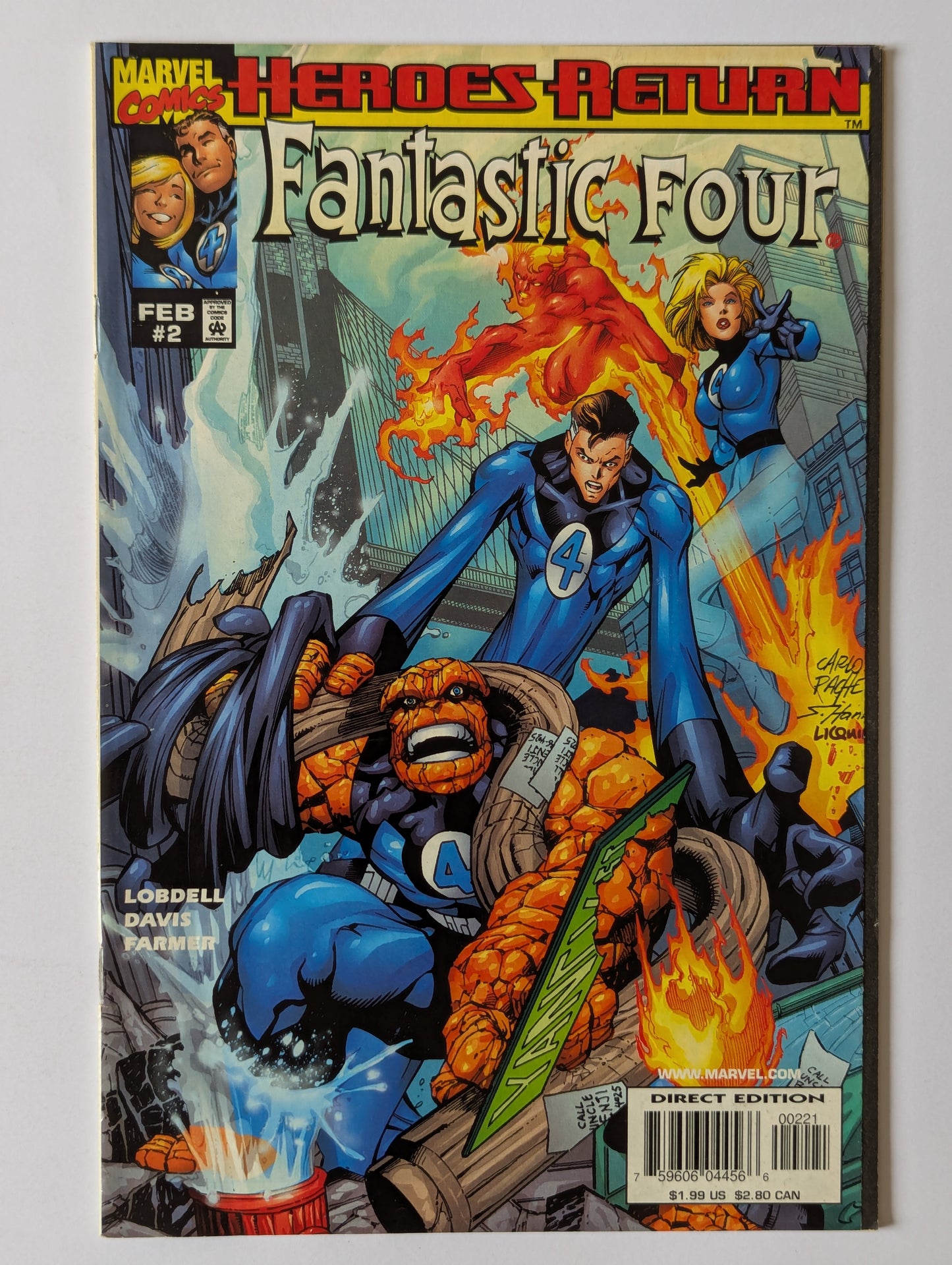 Fantastic Four #2 Marvel Comic Book