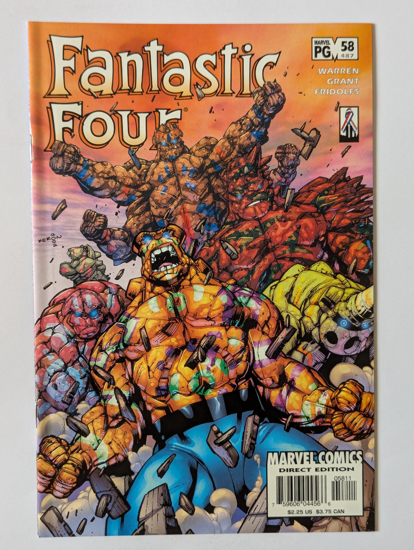 Fantastic Four #58 Marvel Comic Book